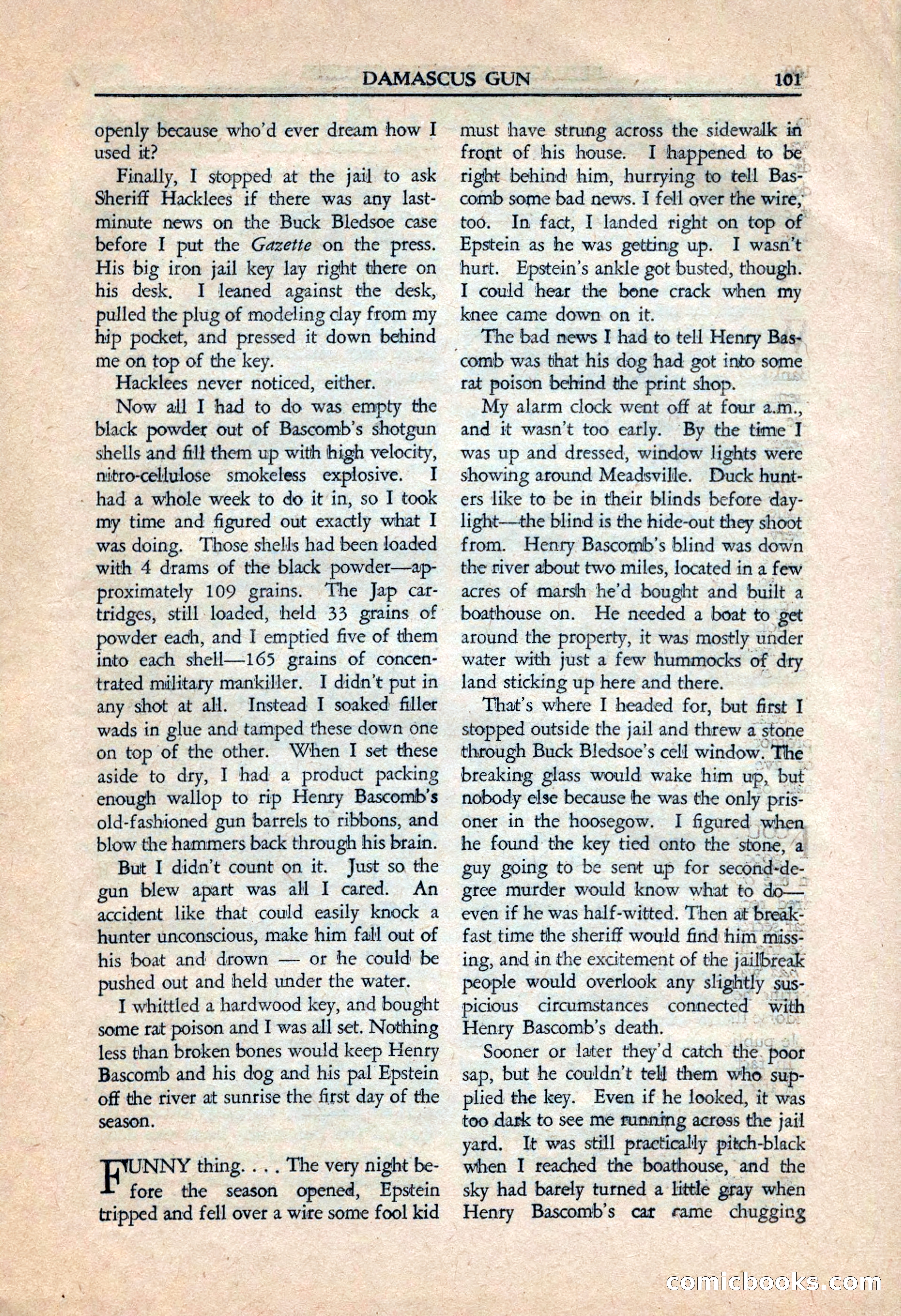 Private Detective Stories, July 1944 — page 103 of 116