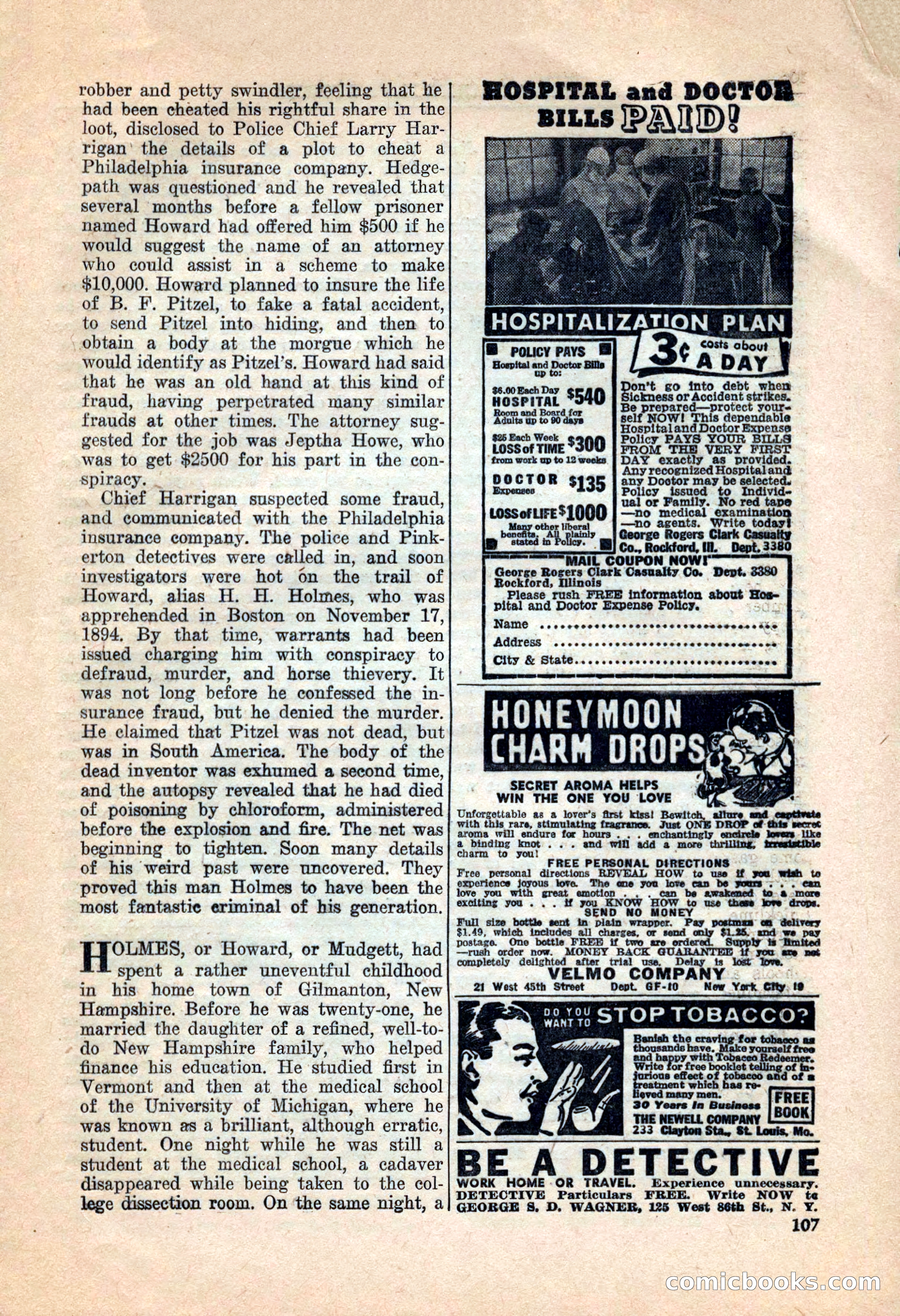 Private Detective Stories, July 1944 — page 109 of 116