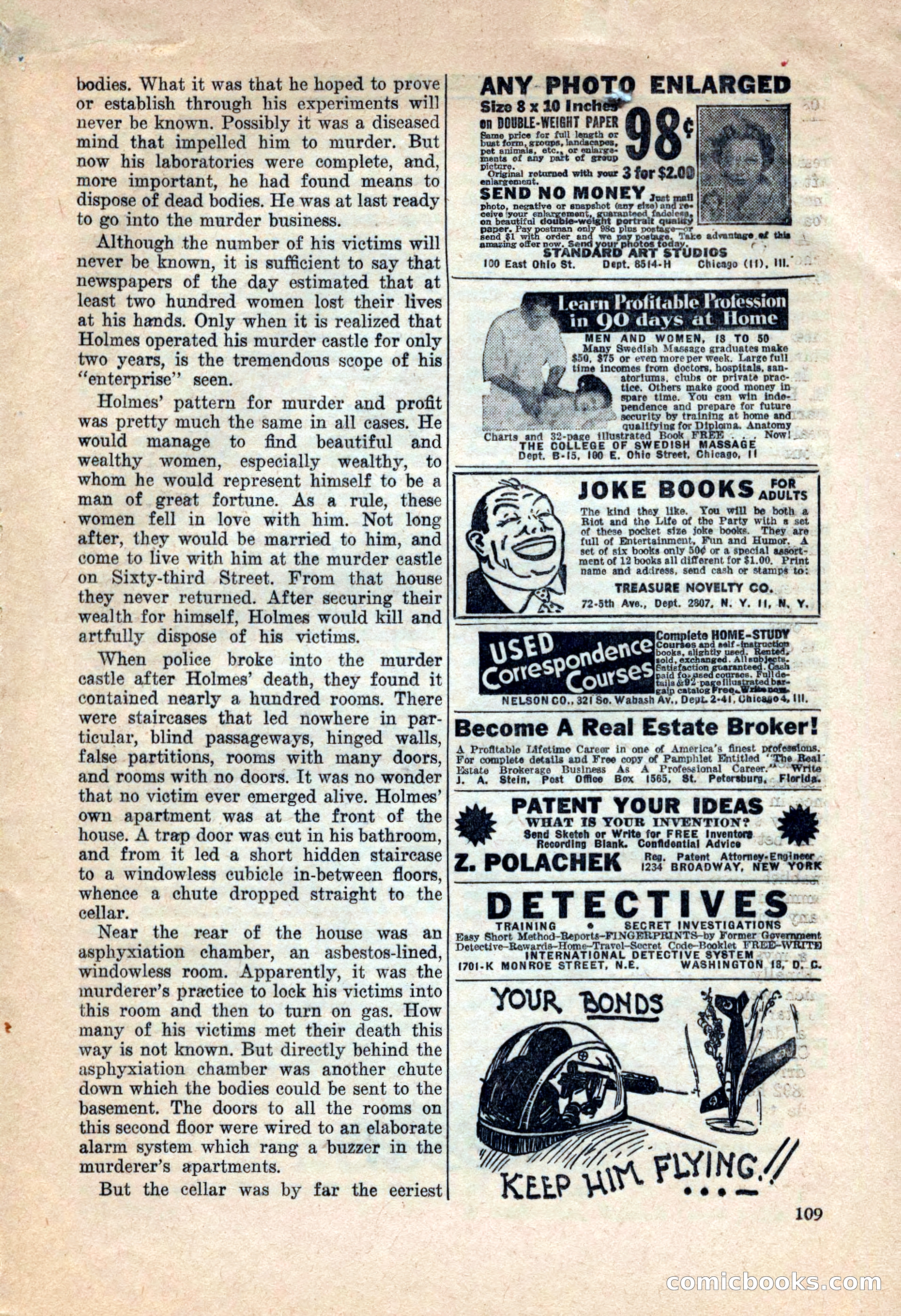 Private Detective Stories, July 1944 — page 111 of 116