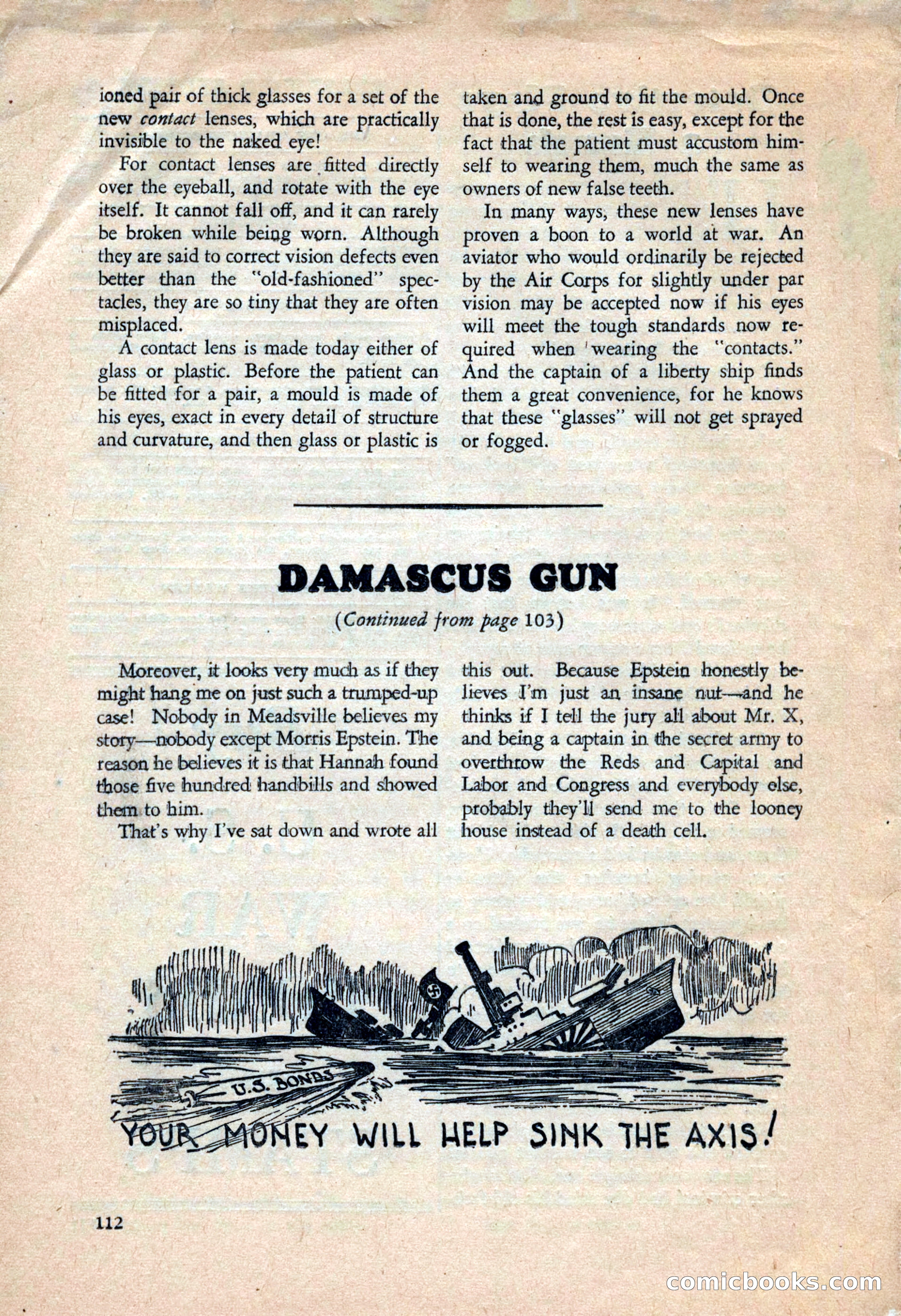 Private Detective Stories, July 1944 — page 114 of 116