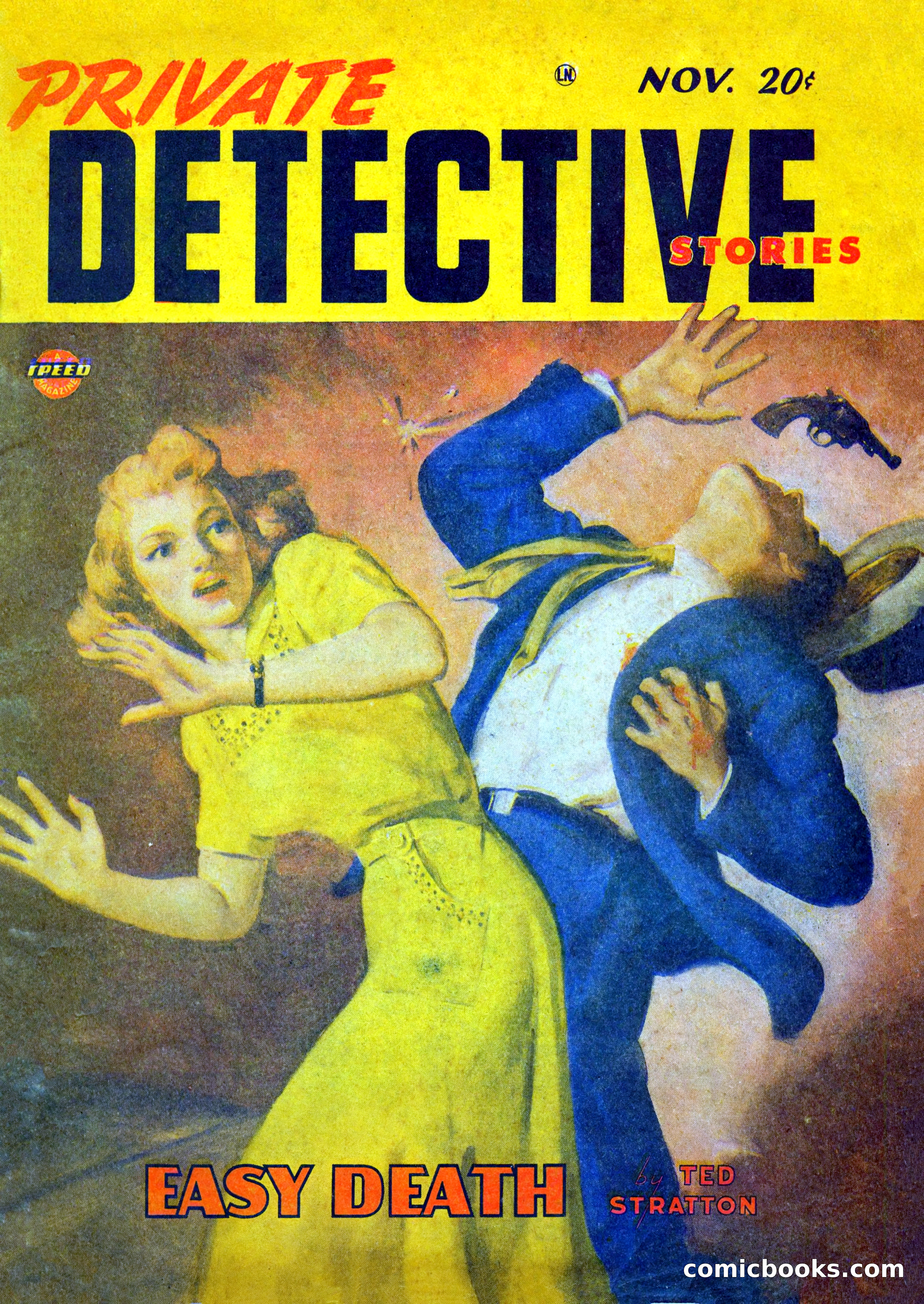 Private Detective Stories, November 1947 — page 1 of 84