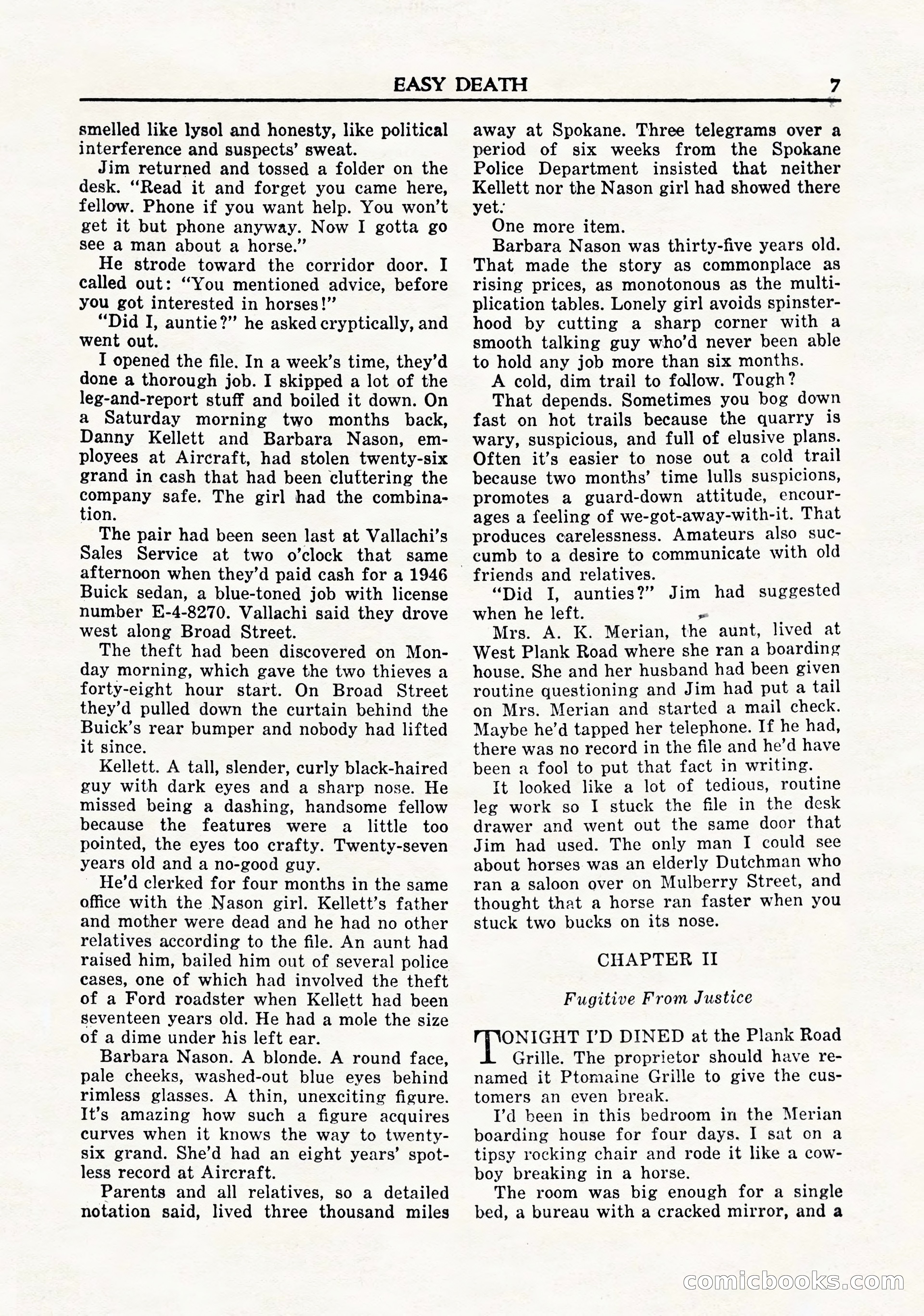 Private Detective Stories, November 1947 — page 9 of 84