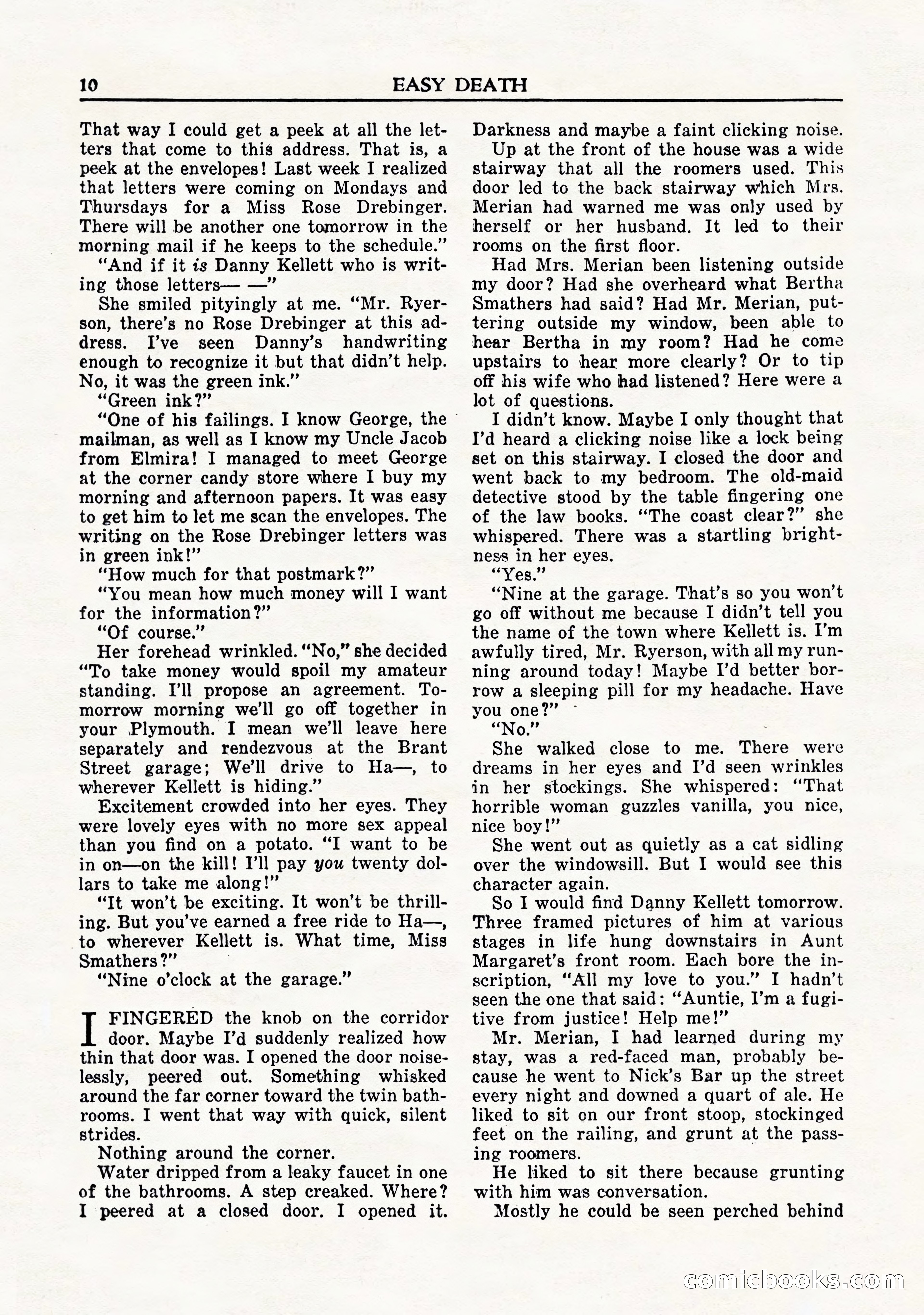 Private Detective Stories, November 1947 — page 12 of 84