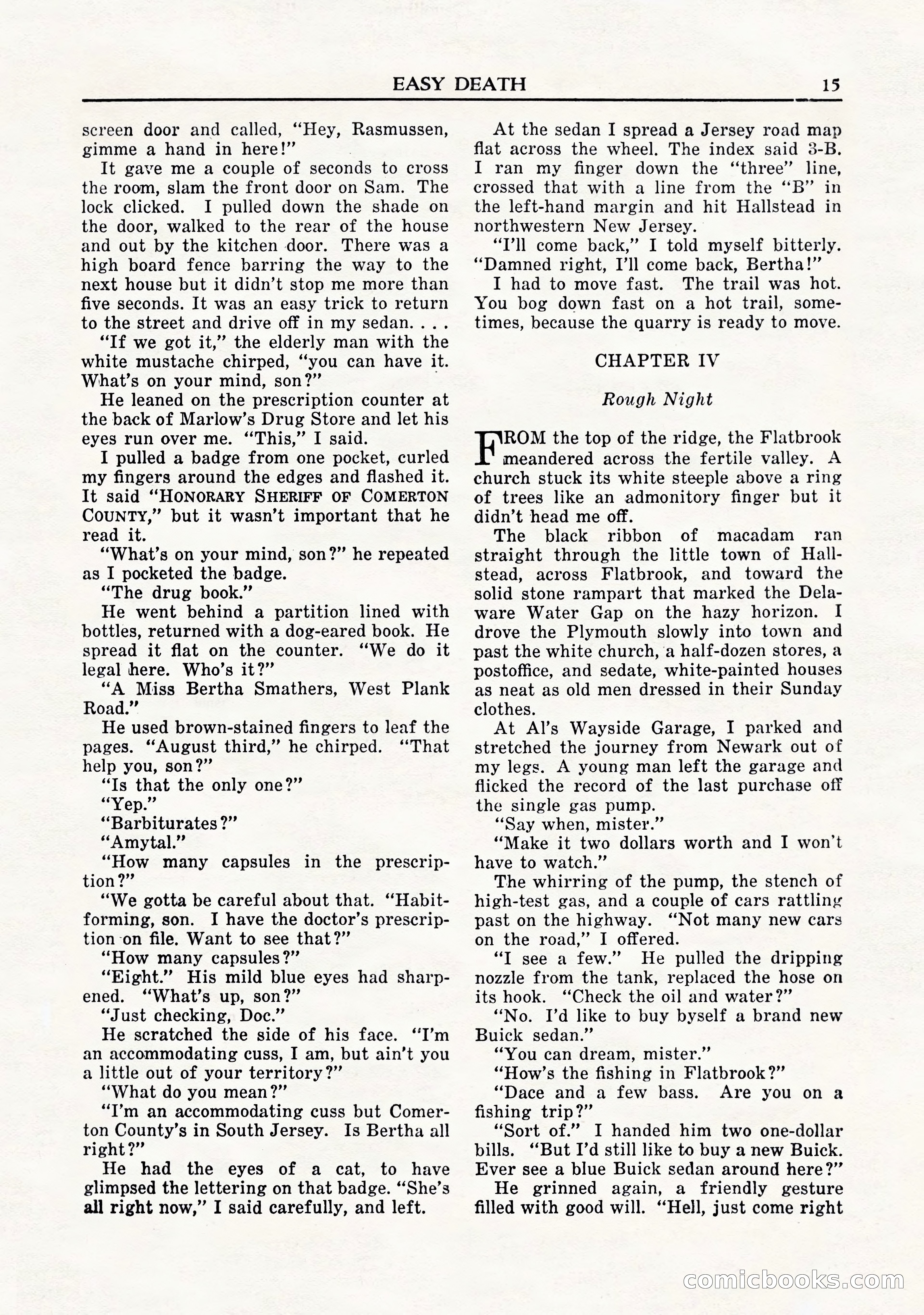Private Detective Stories, November 1947 — page 17 of 84