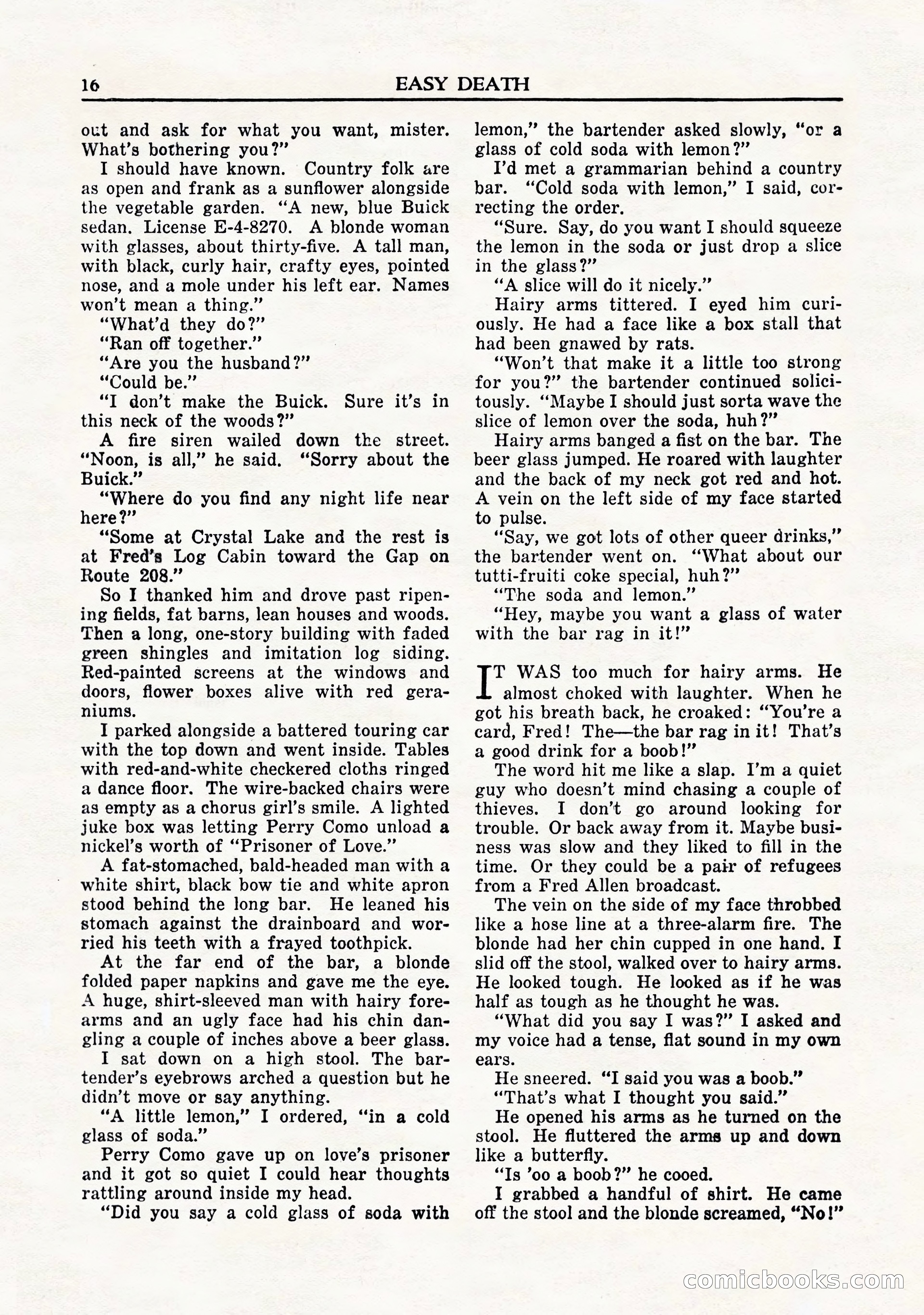 Private Detective Stories, November 1947 — page 18 of 84