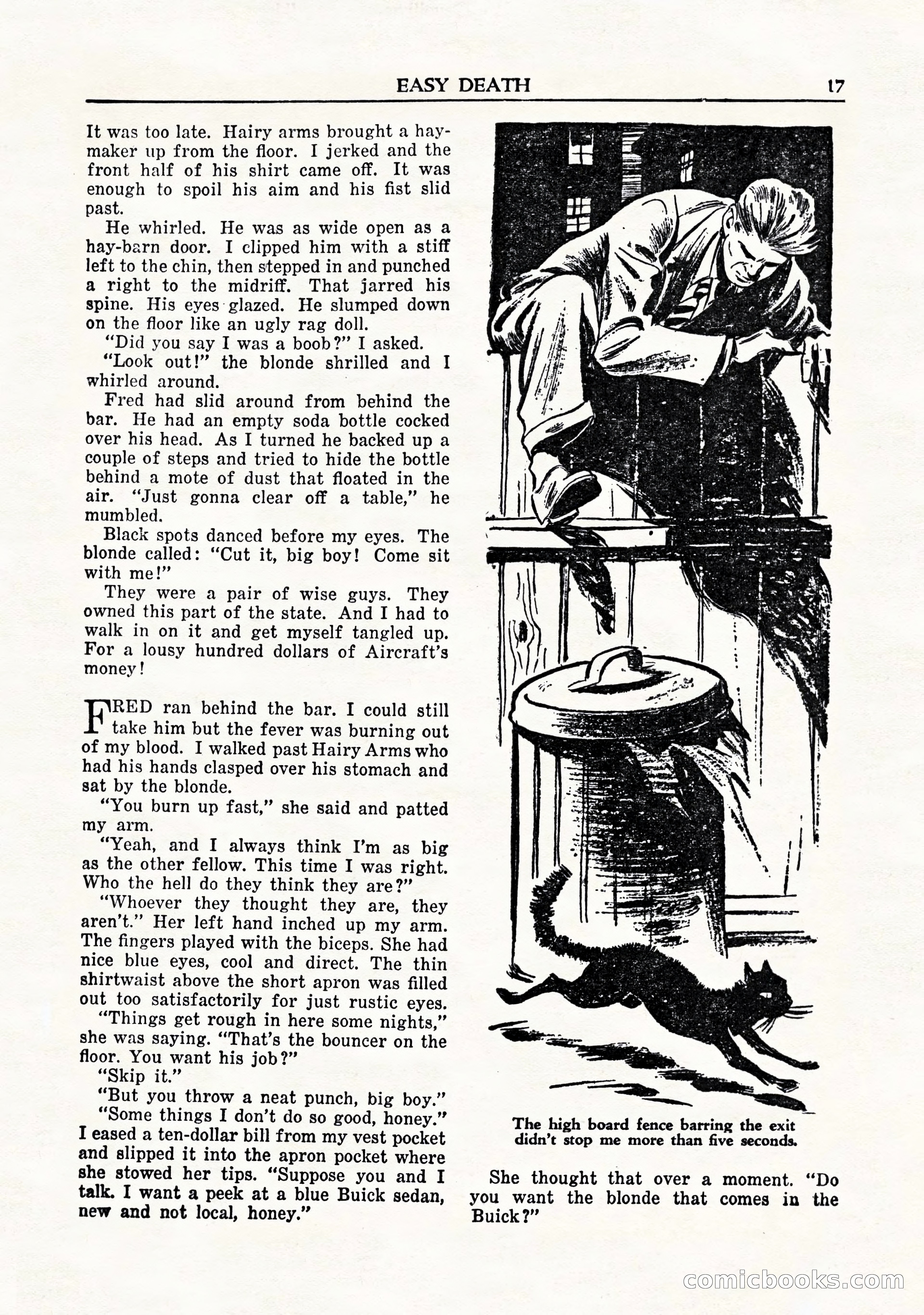 Private Detective Stories, November 1947 — page 19 of 84