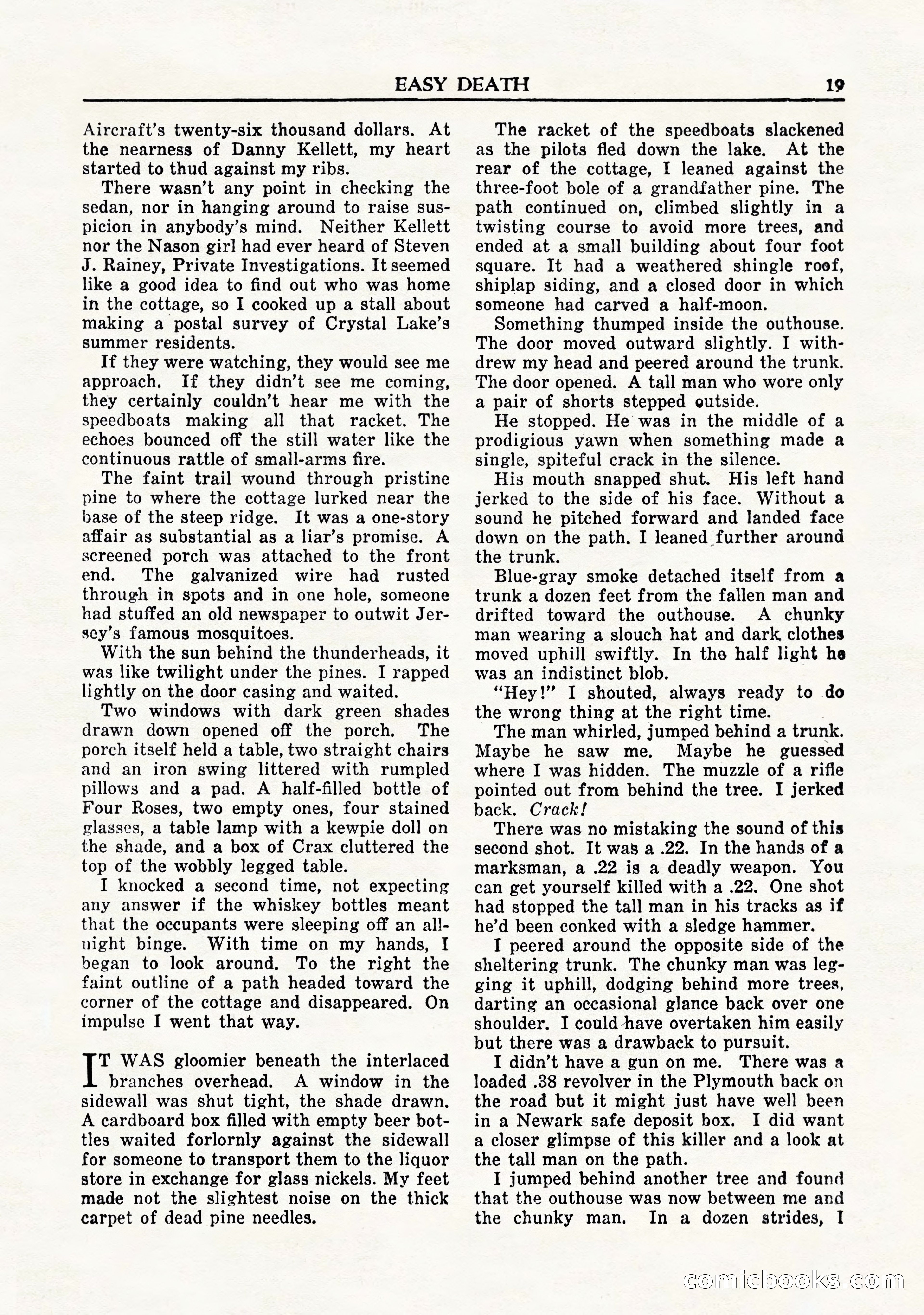 Private Detective Stories, November 1947 — page 21 of 84