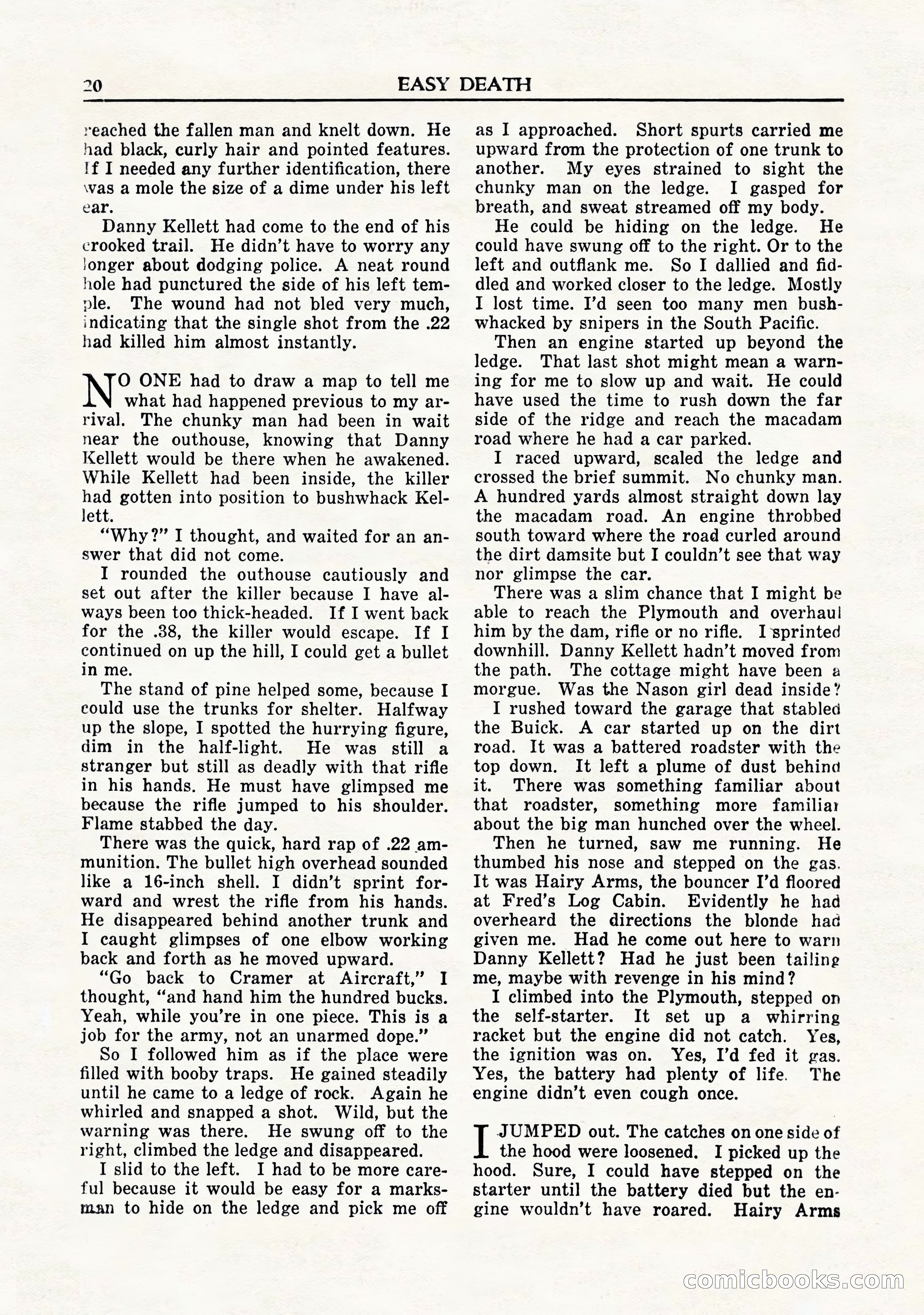 Private Detective Stories, November 1947 — page 22 of 84