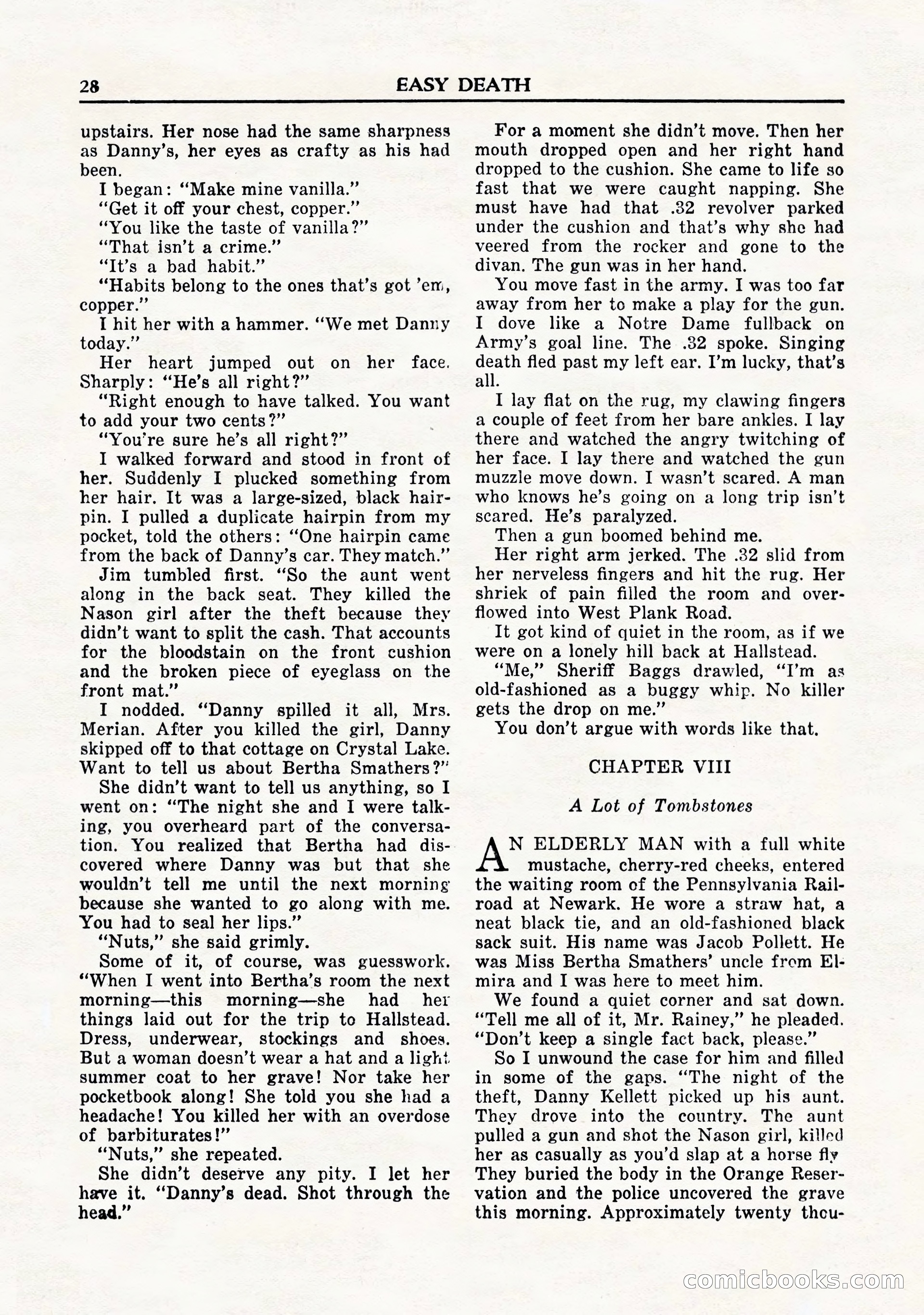 Private Detective Stories, November 1947 — page 30 of 84