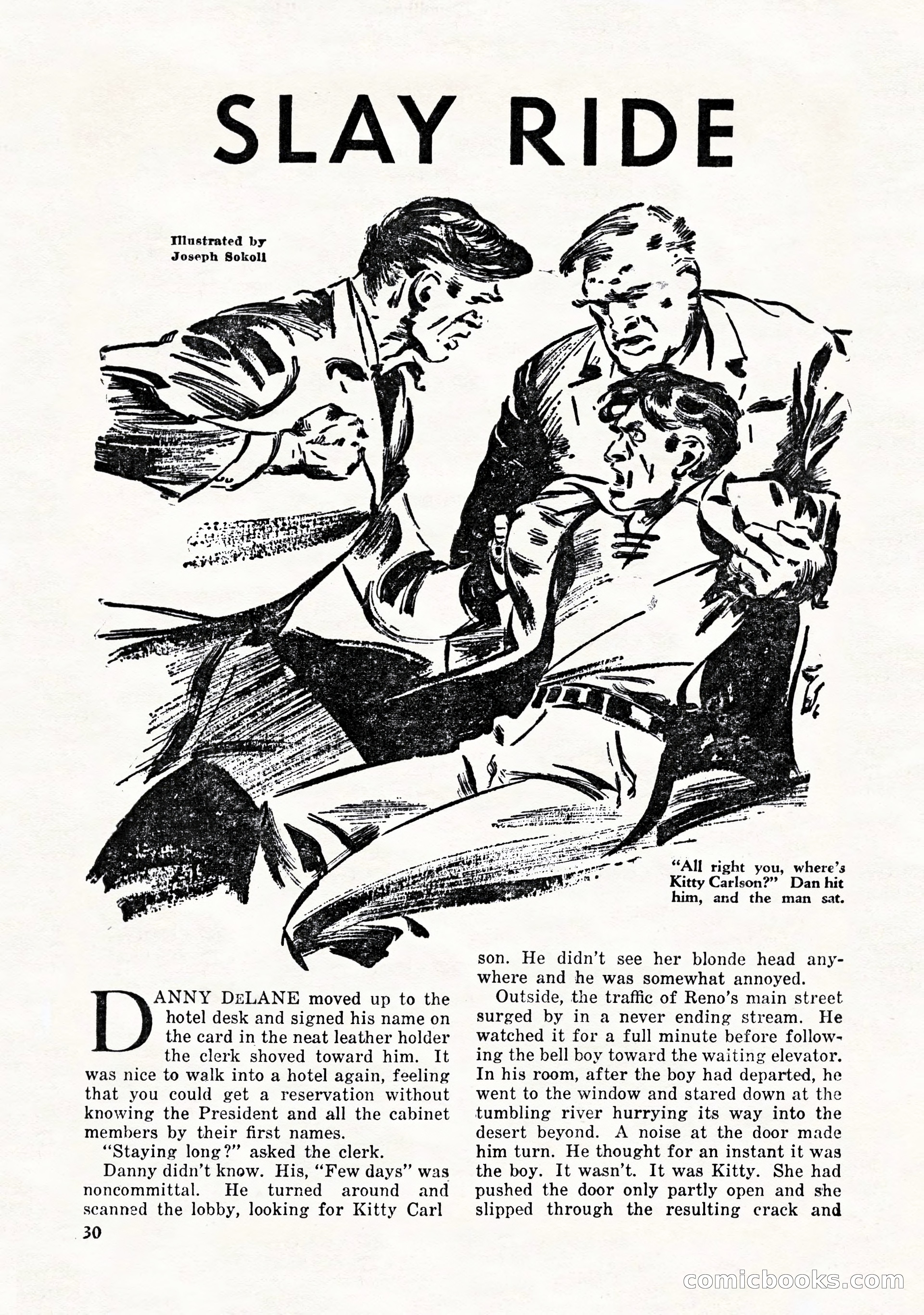 Private Detective Stories, November 1947 — page 32 of 84