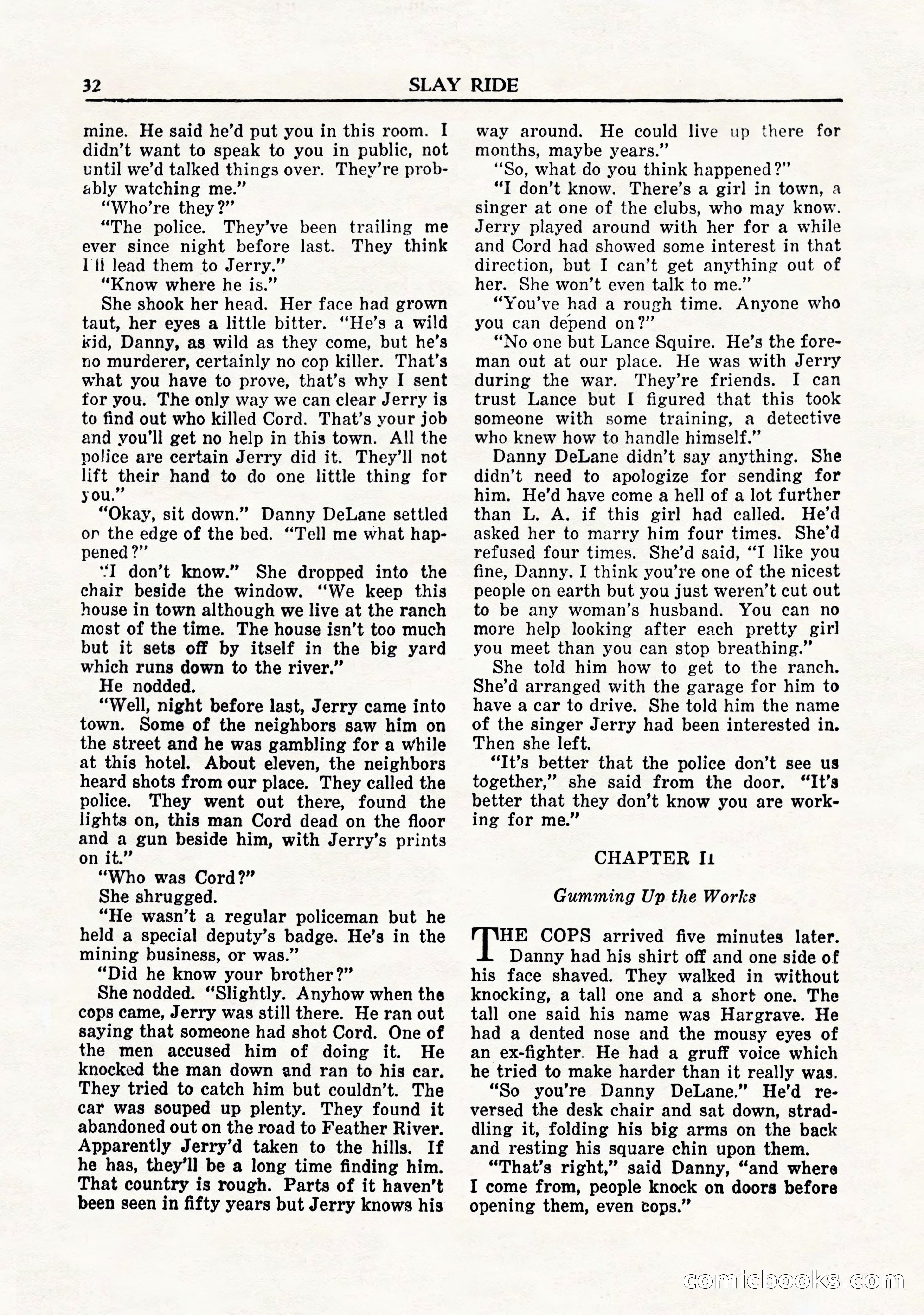 Private Detective Stories, November 1947 — page 34 of 84