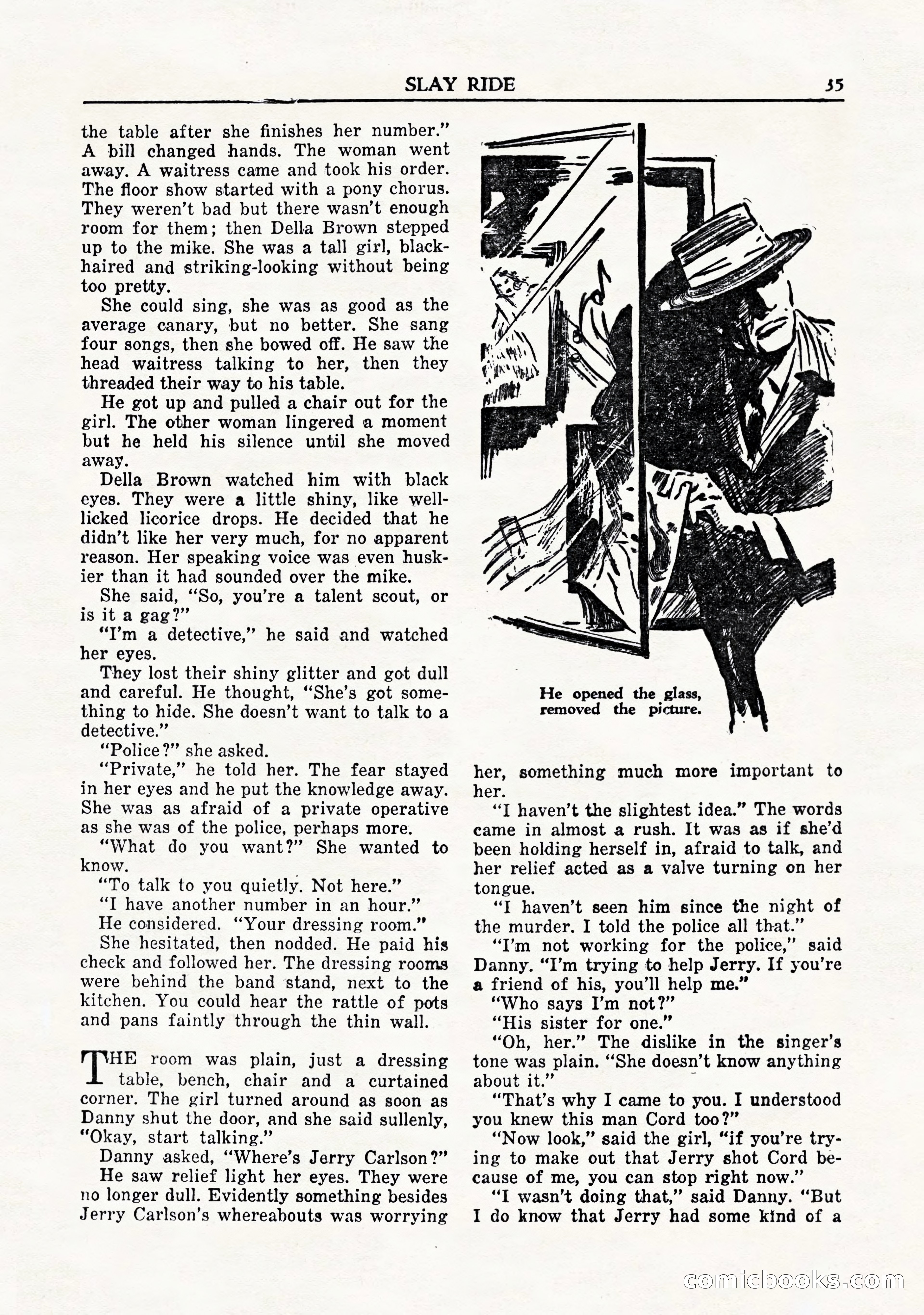 Private Detective Stories, November 1947 — page 37 of 84