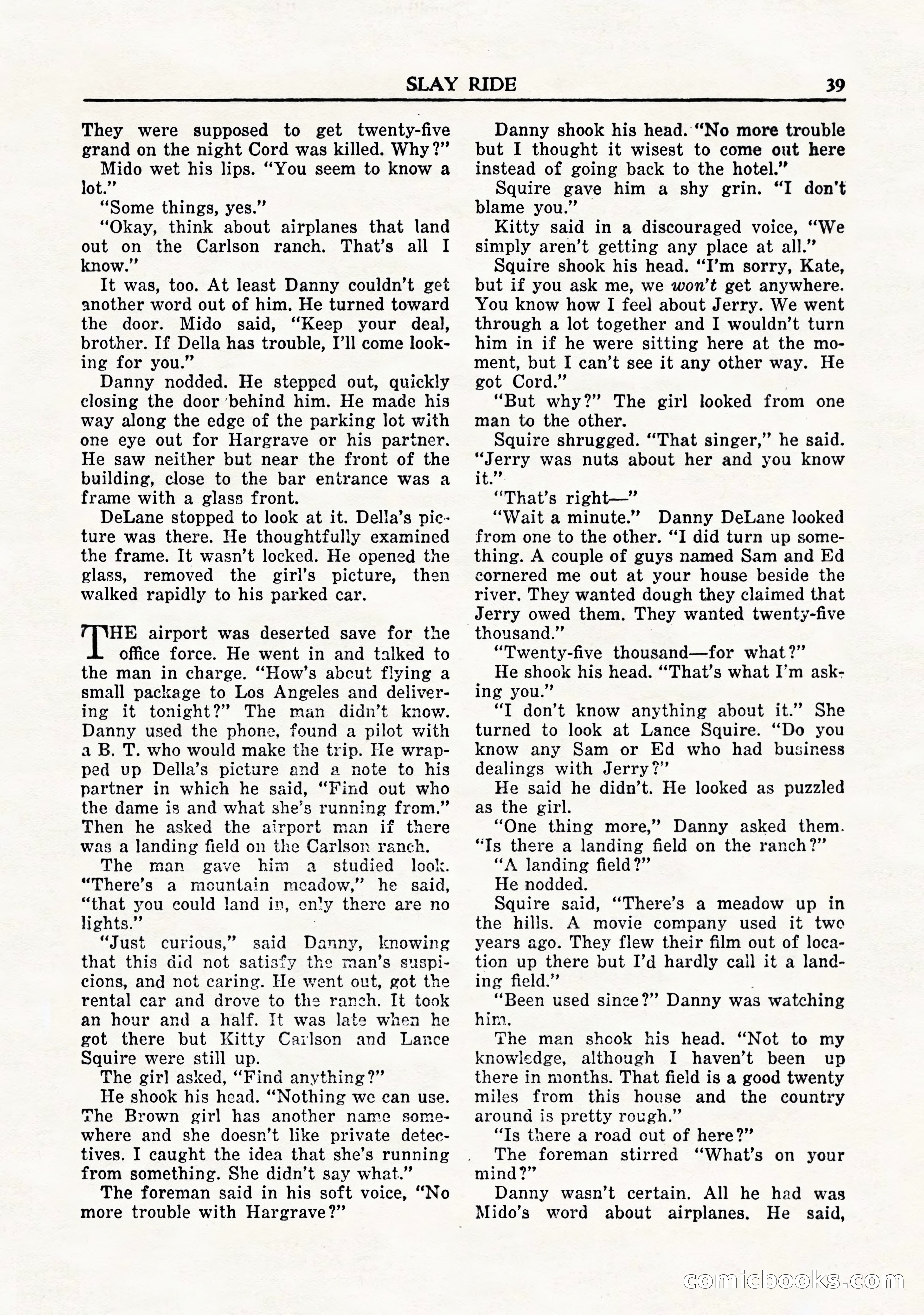 Private Detective Stories, November 1947 — page 41 of 84