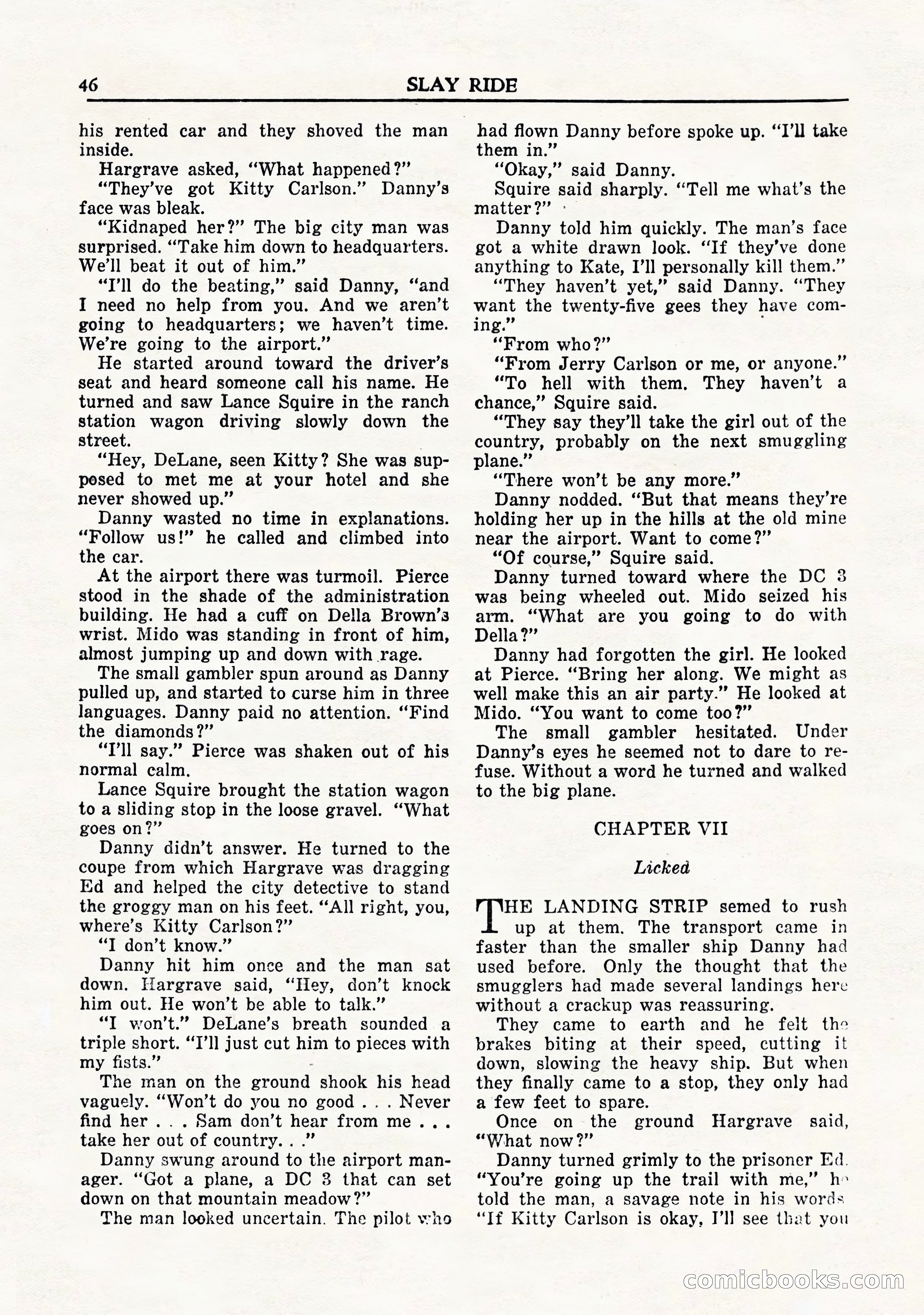 Private Detective Stories, November 1947 — page 48 of 84