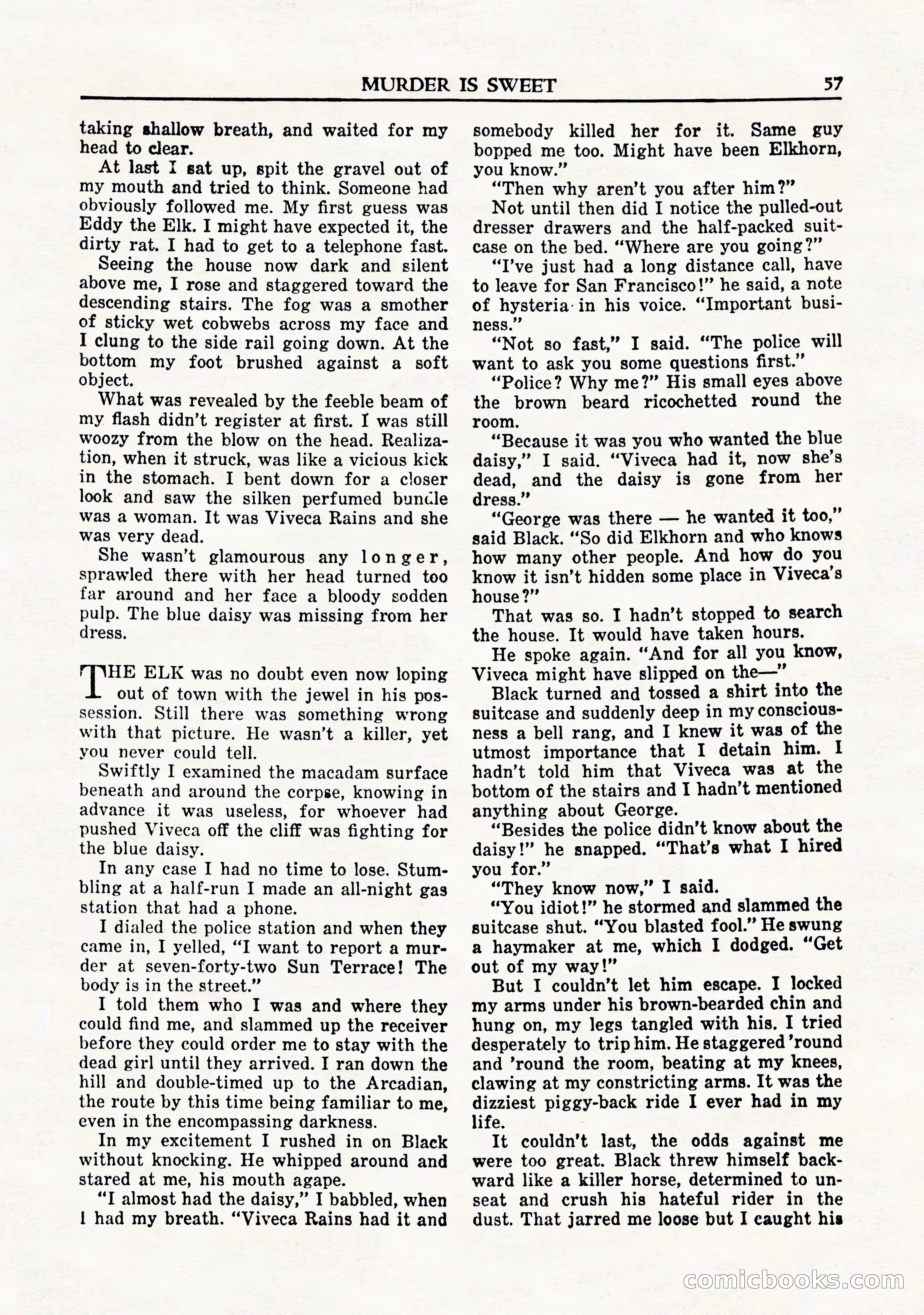 Private Detective Stories, November 1947 — page 59 of 84