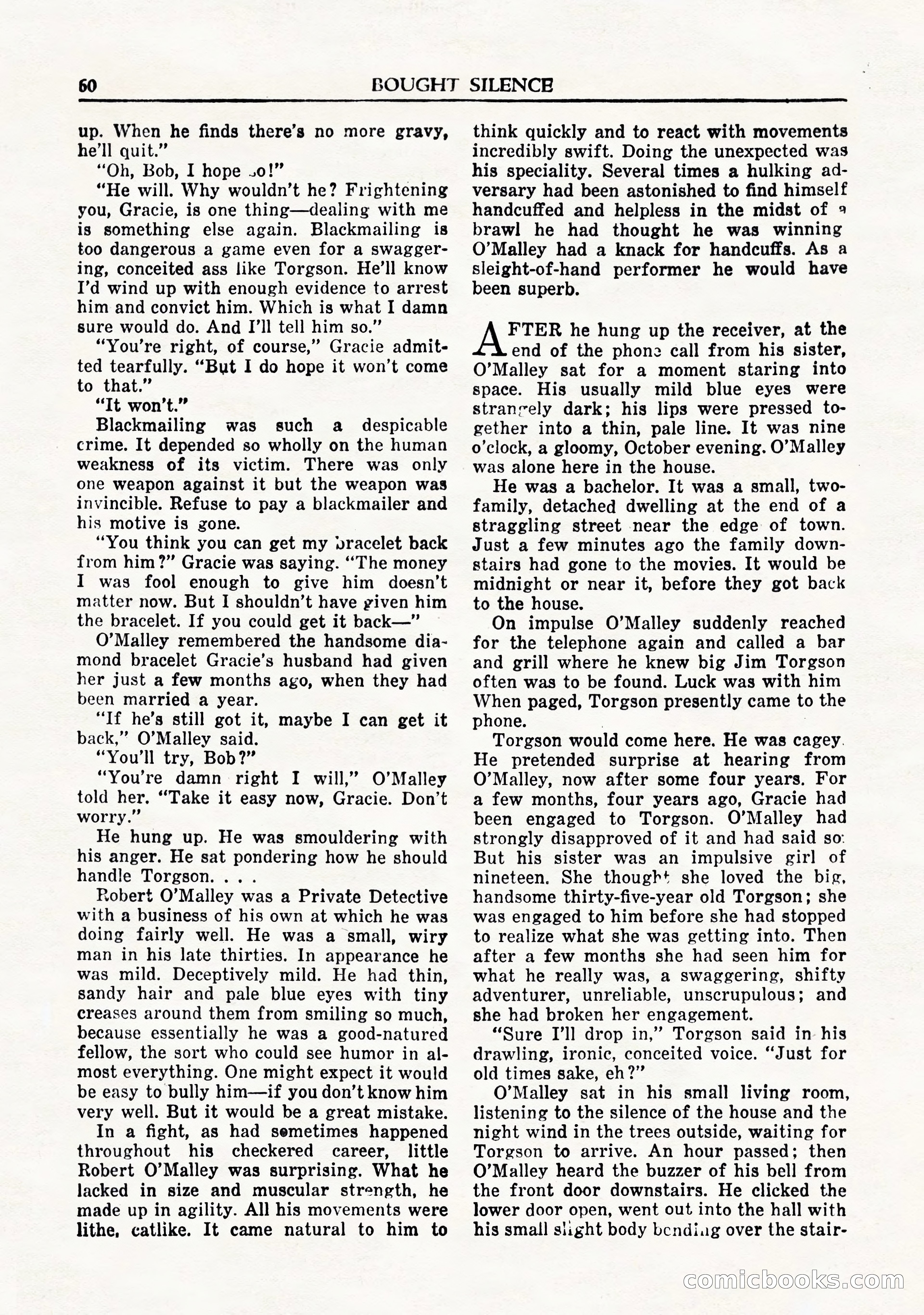 Private Detective Stories, November 1947 — page 62 of 84