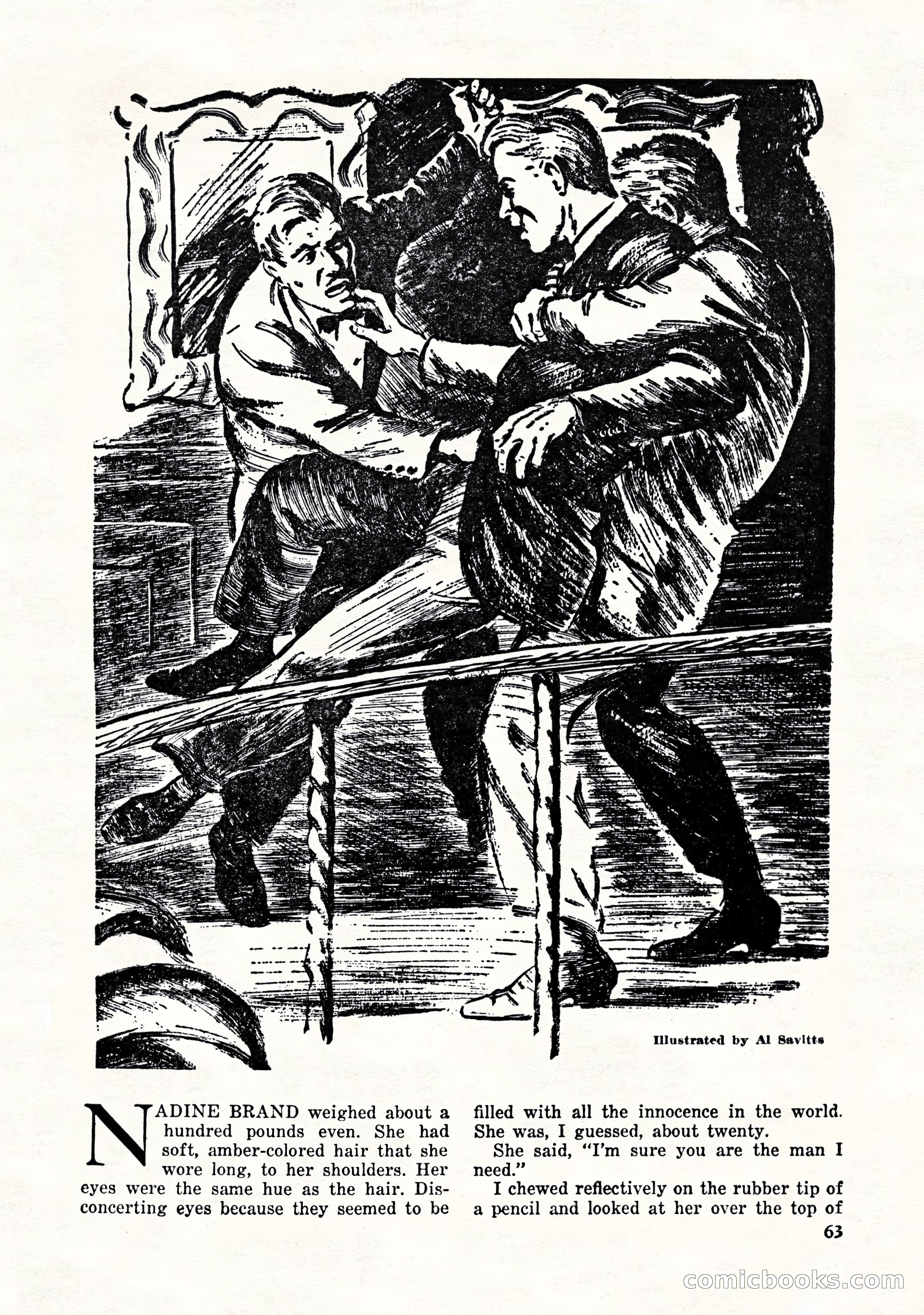 Private Detective Stories, November 1947 — page 65 of 84