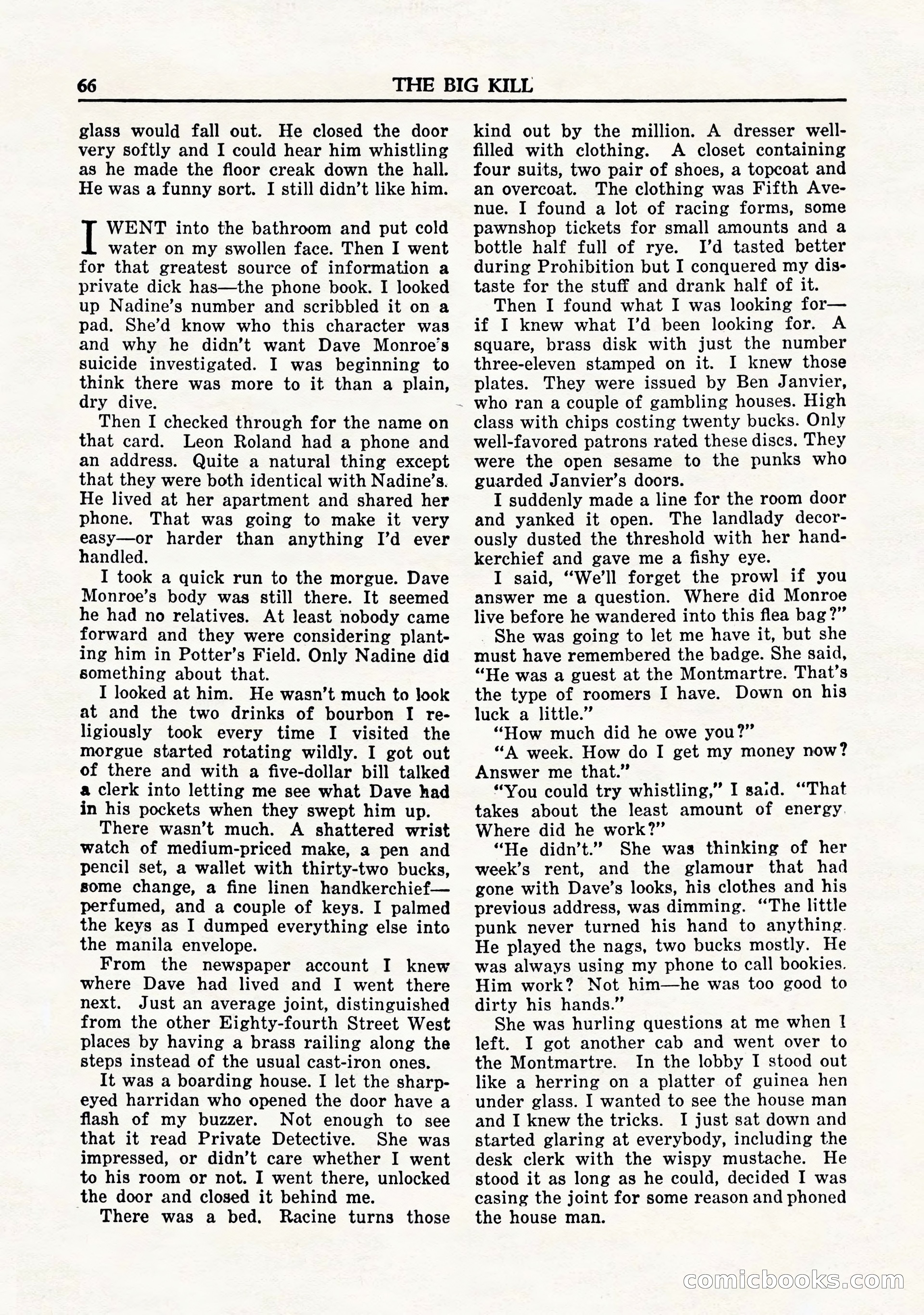 Private Detective Stories, November 1947 — page 68 of 84