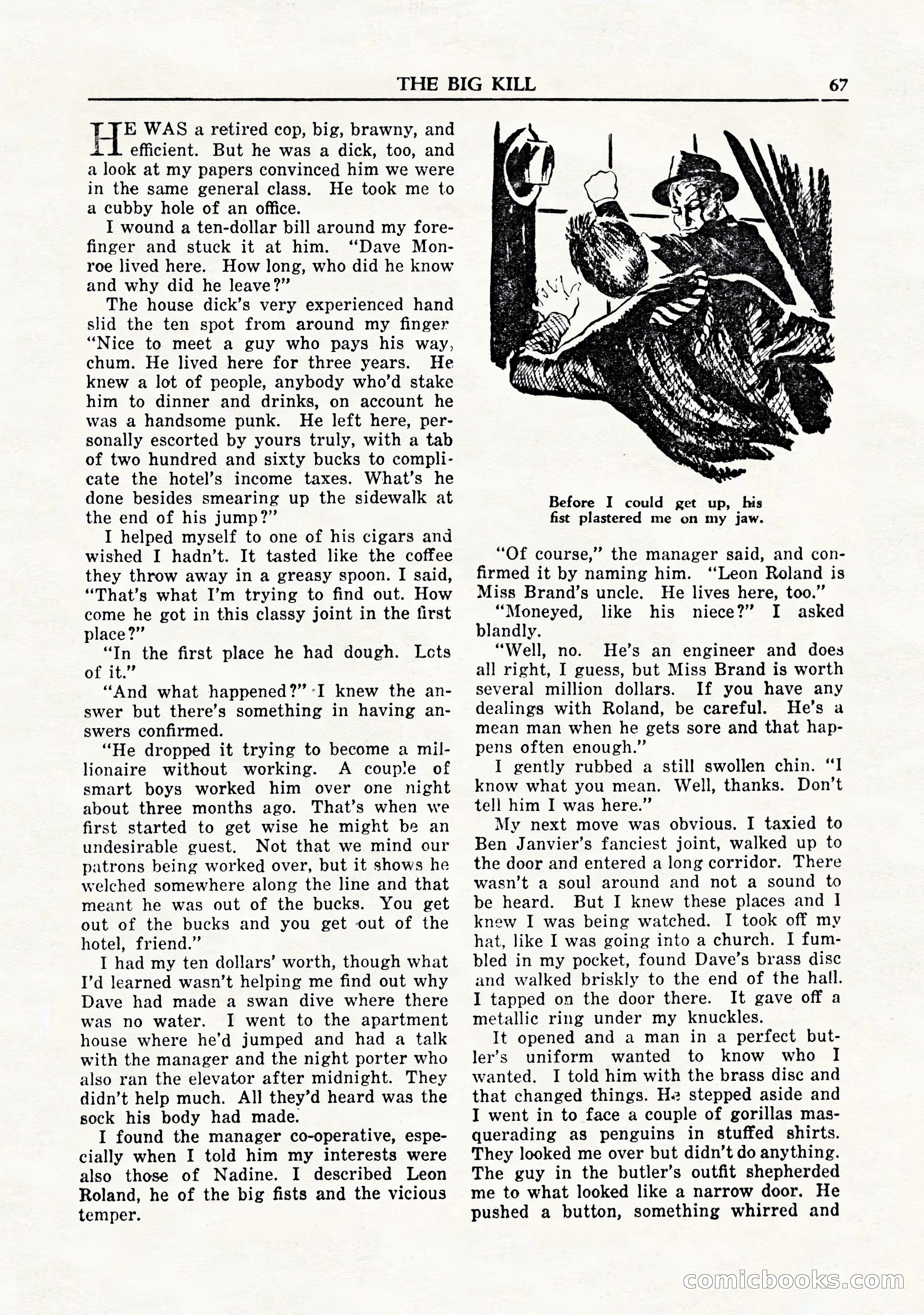 Private Detective Stories, November 1947 — page 69 of 84