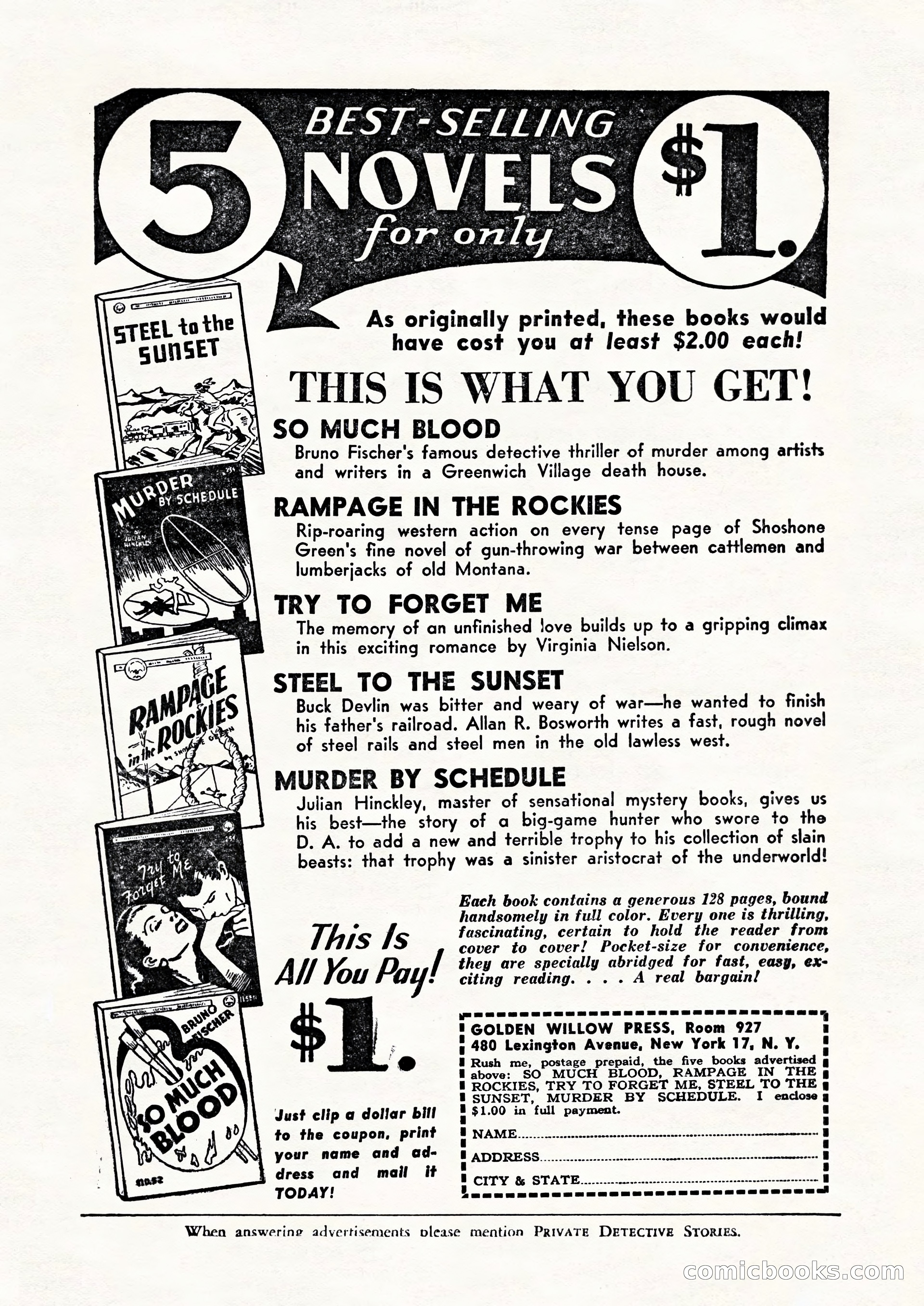 Private Detective Stories, February 1948 — page 4 of 84