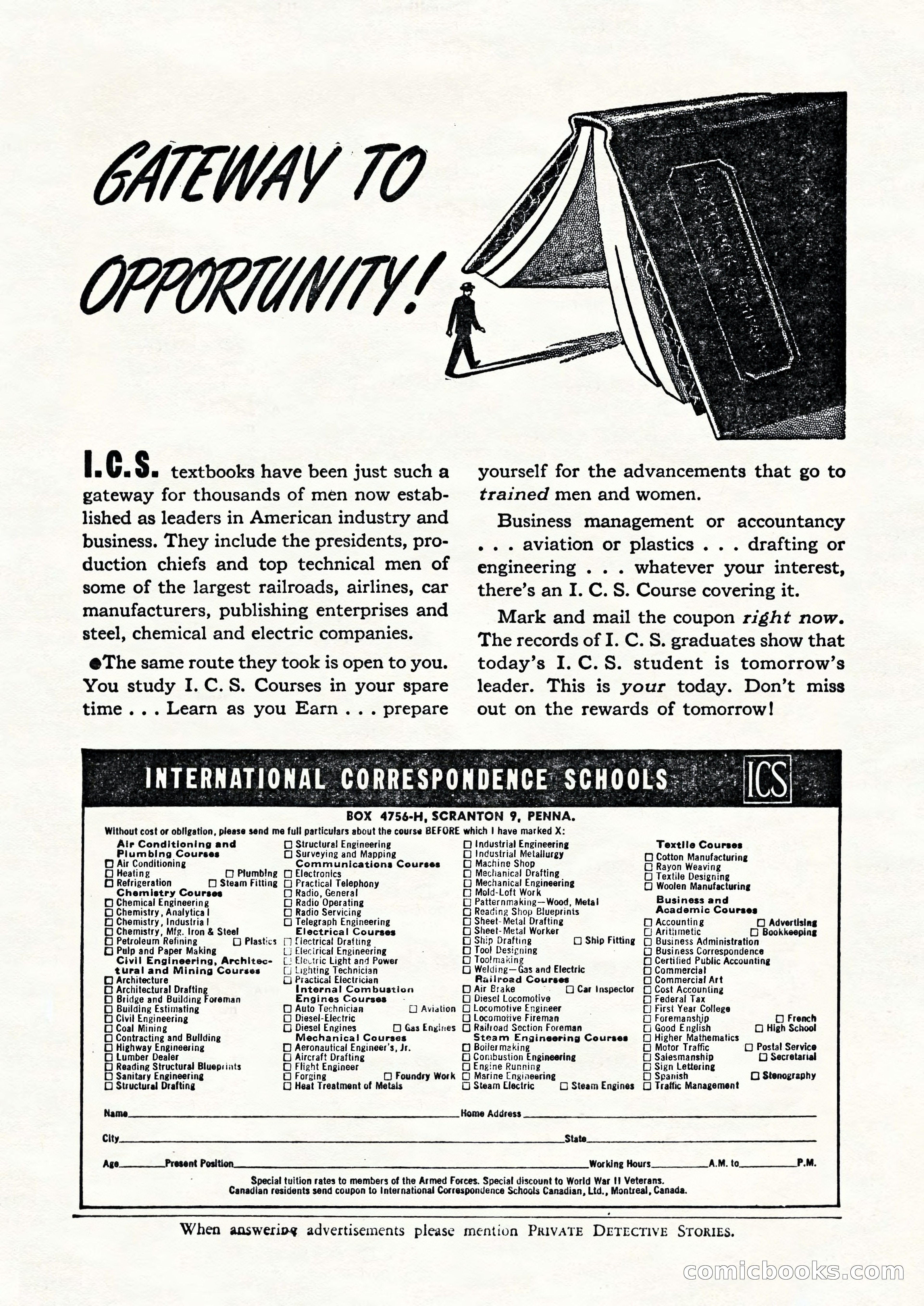 Private Detective Stories, February 1948 — page 5 of 84