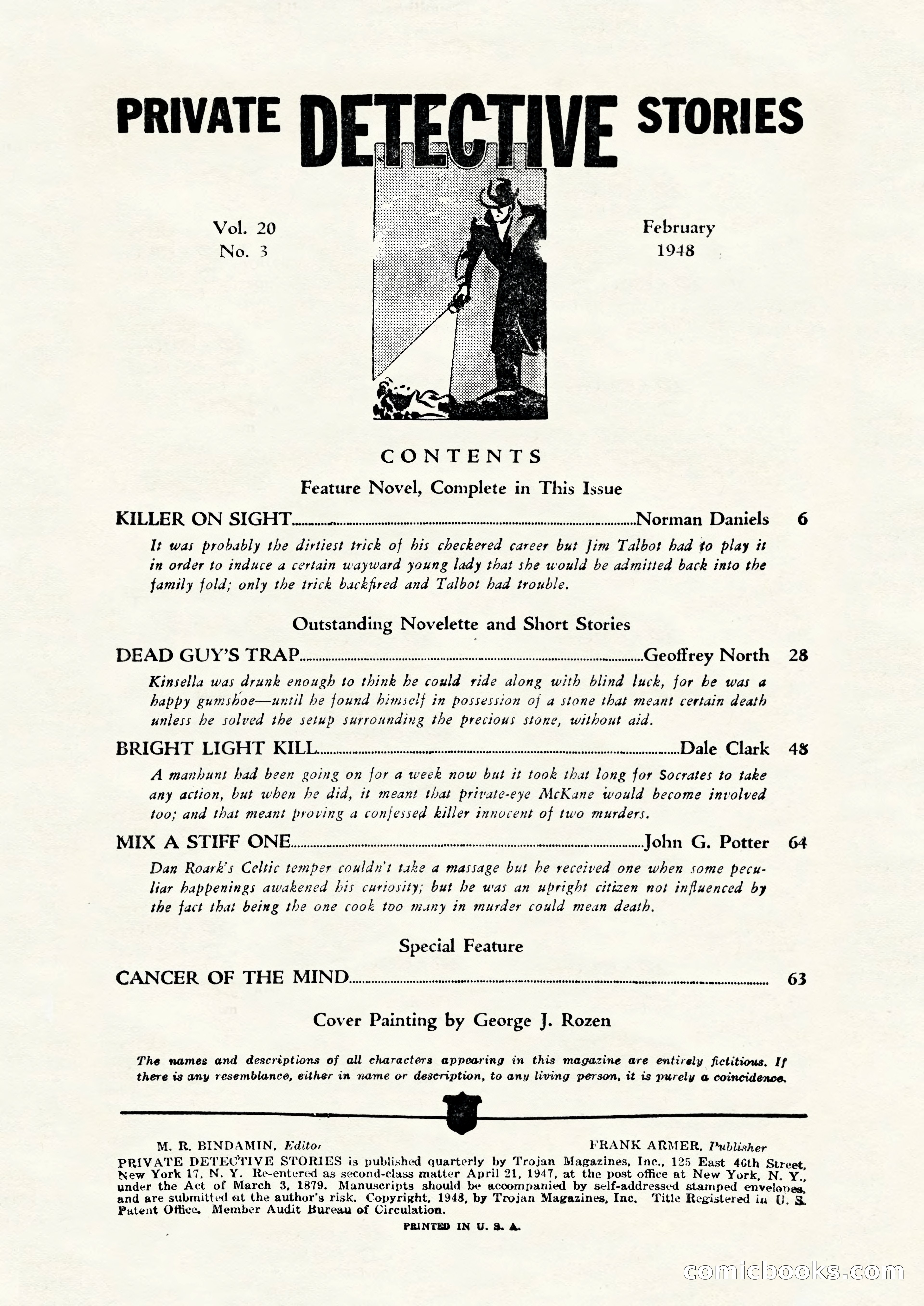 Private Detective Stories, February 1948 — page 6 of 84