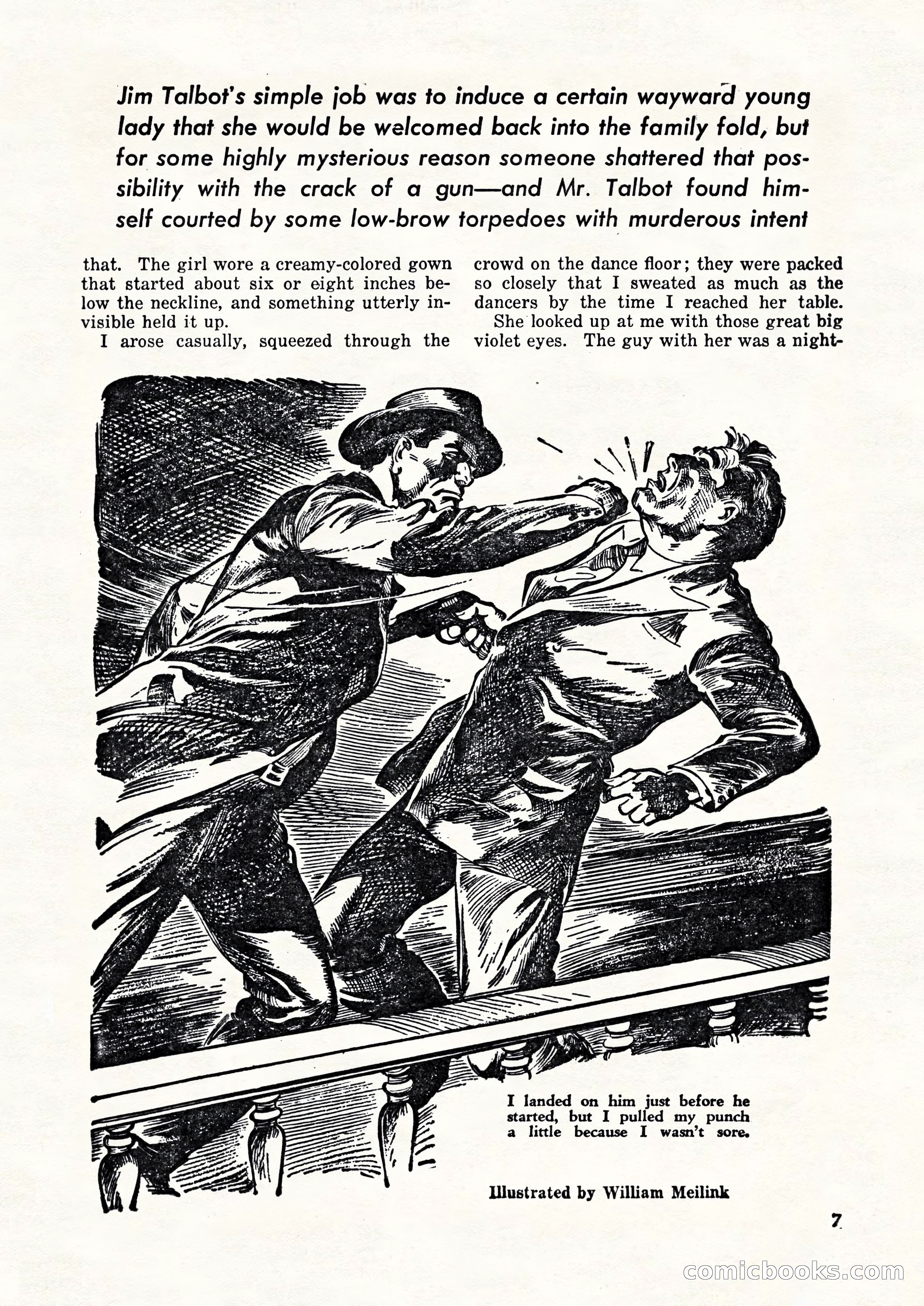 Private Detective Stories, February 1948 — page 9 of 84