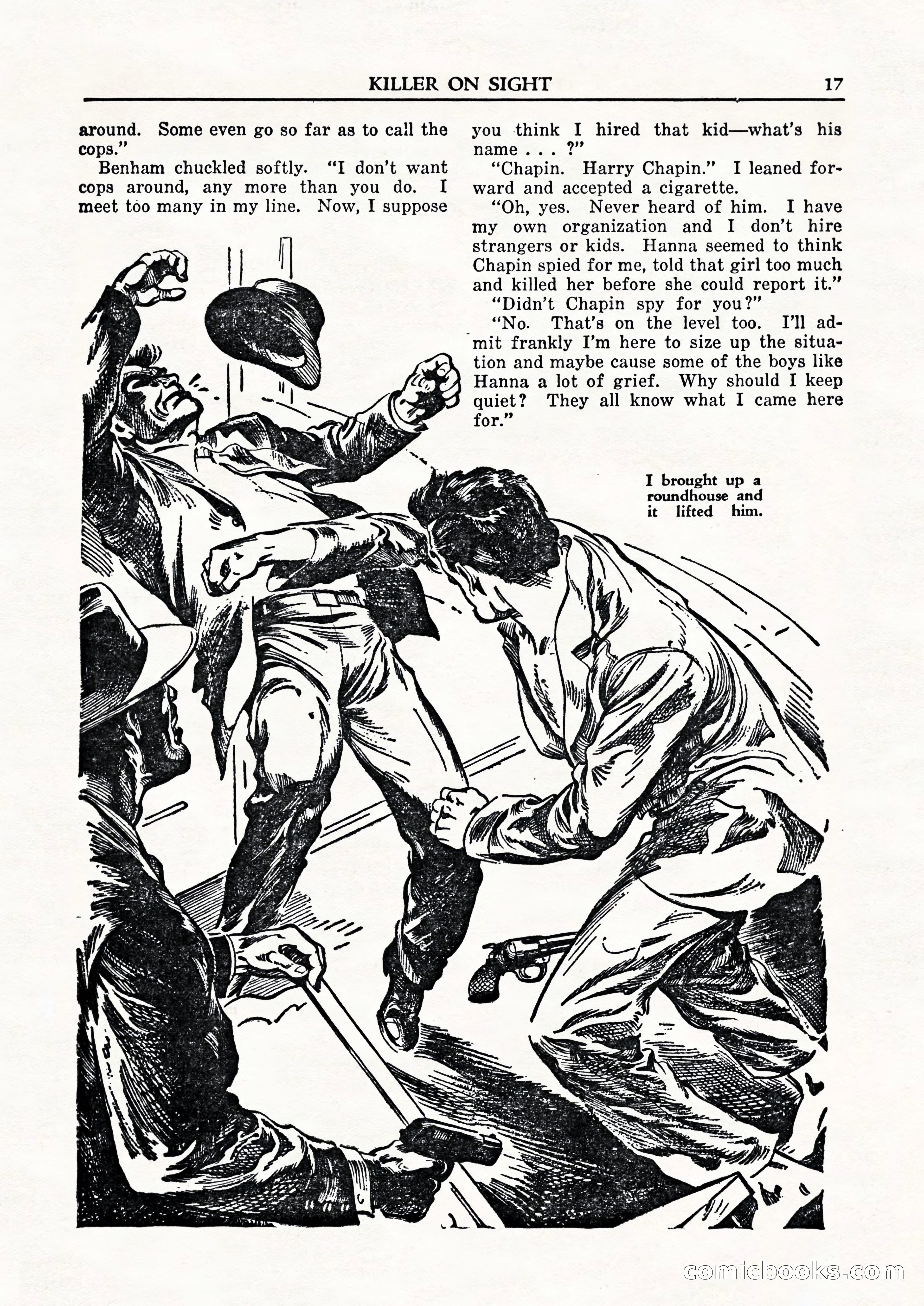 Private Detective Stories, February 1948 — page 19 of 84
