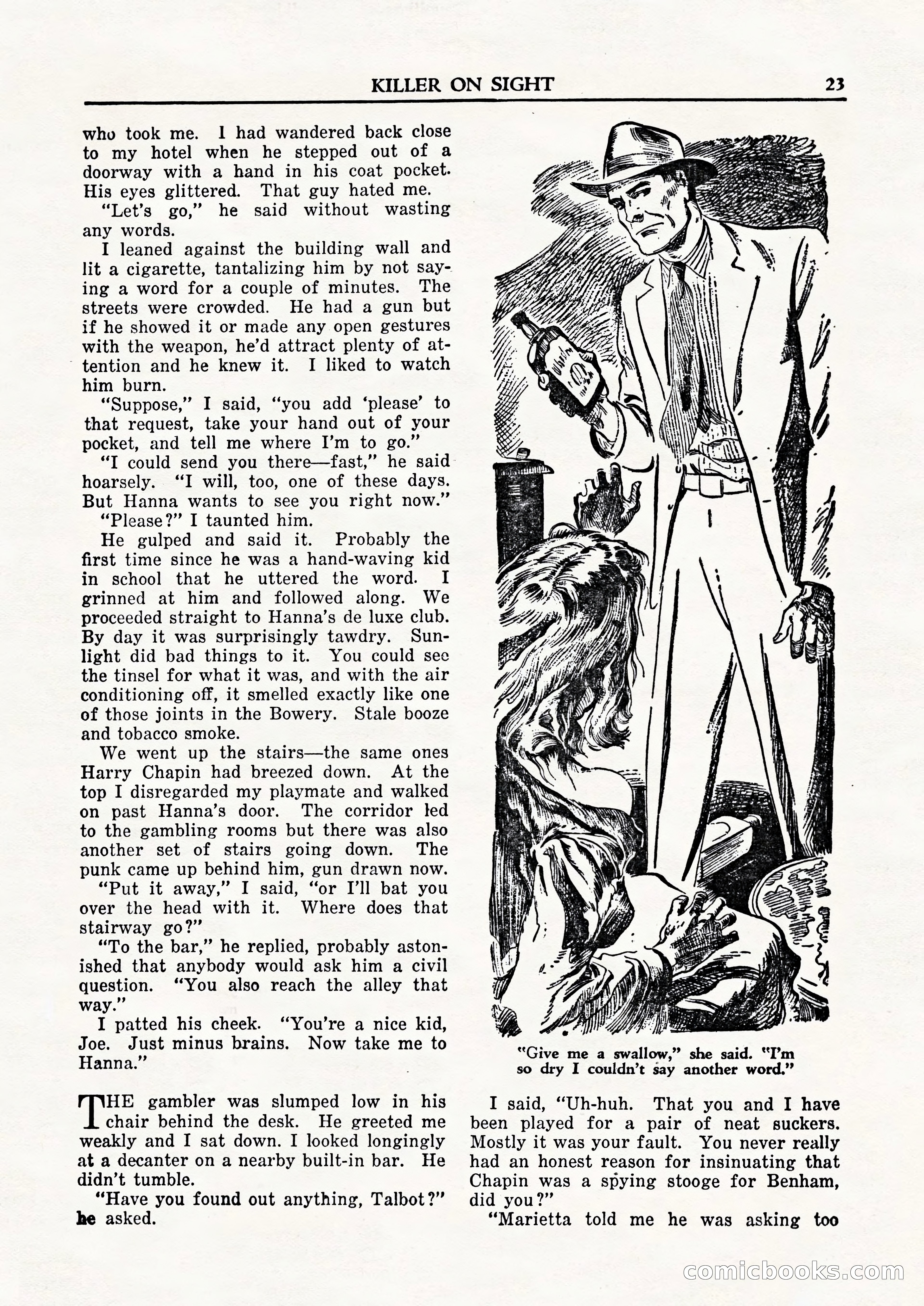 Private Detective Stories, February 1948 — page 25 of 84