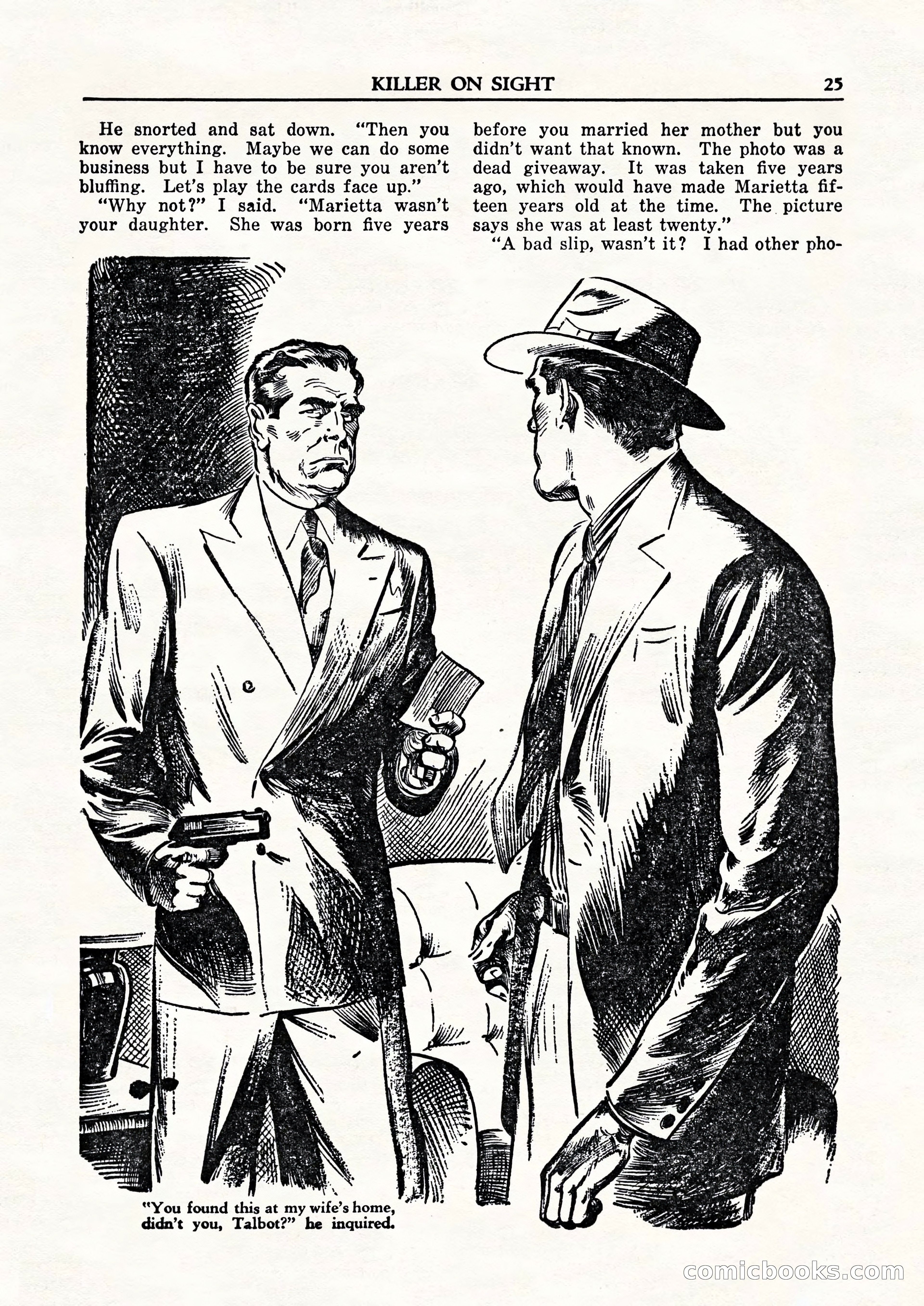 Private Detective Stories, February 1948 — page 27 of 84