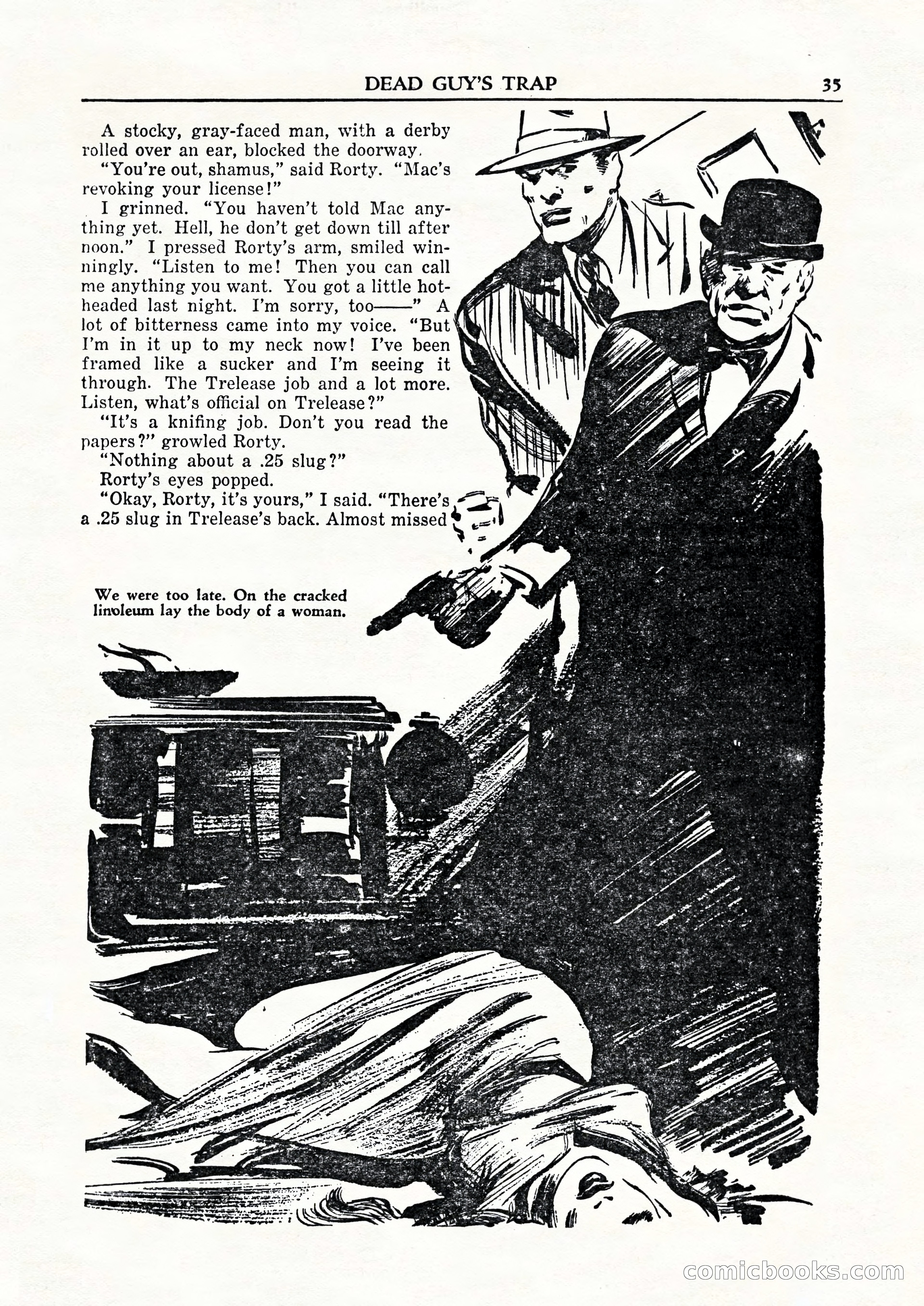 Private Detective Stories, February 1948 — page 37 of 84
