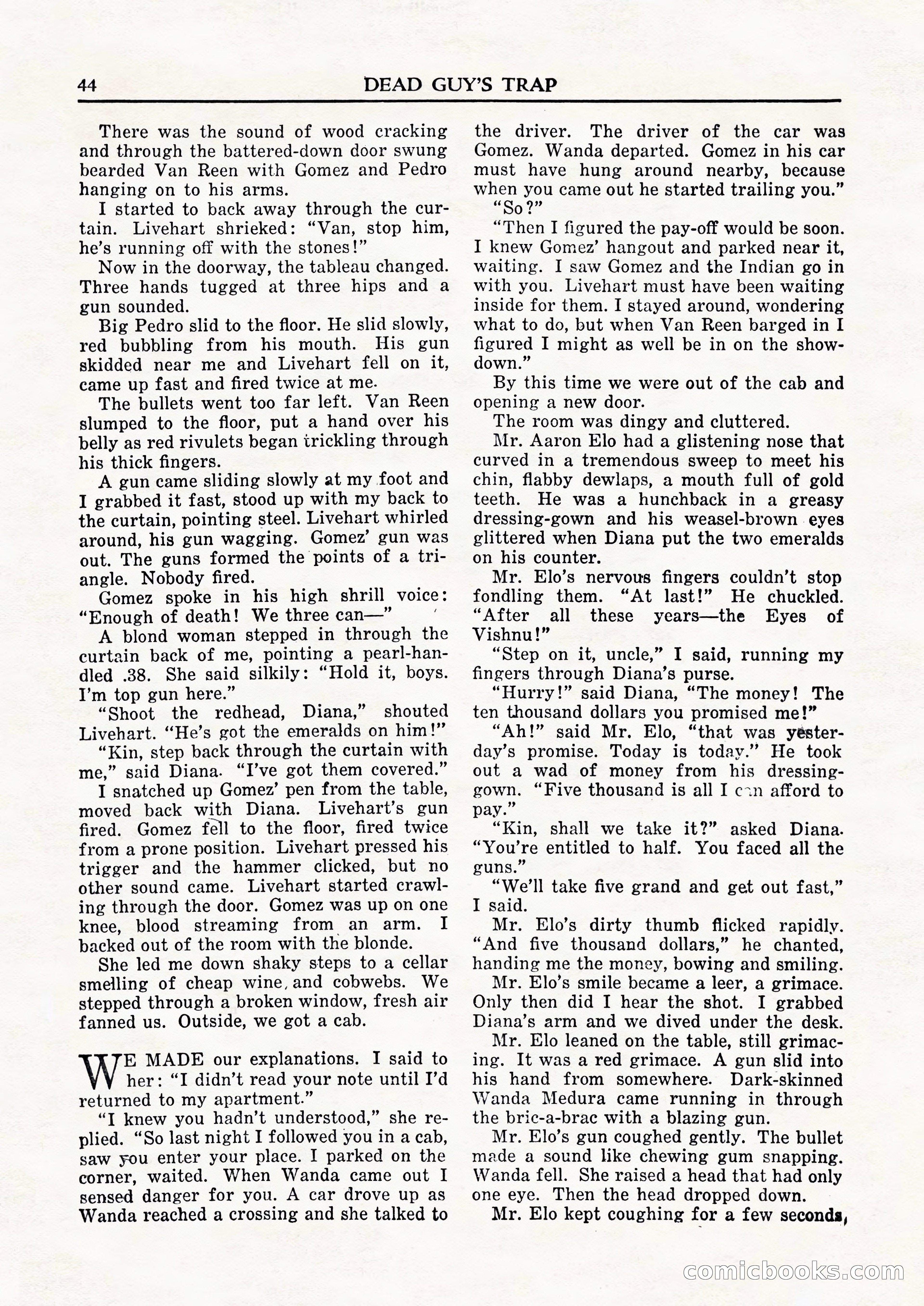 Private Detective Stories, February 1948 — page 46 of 84