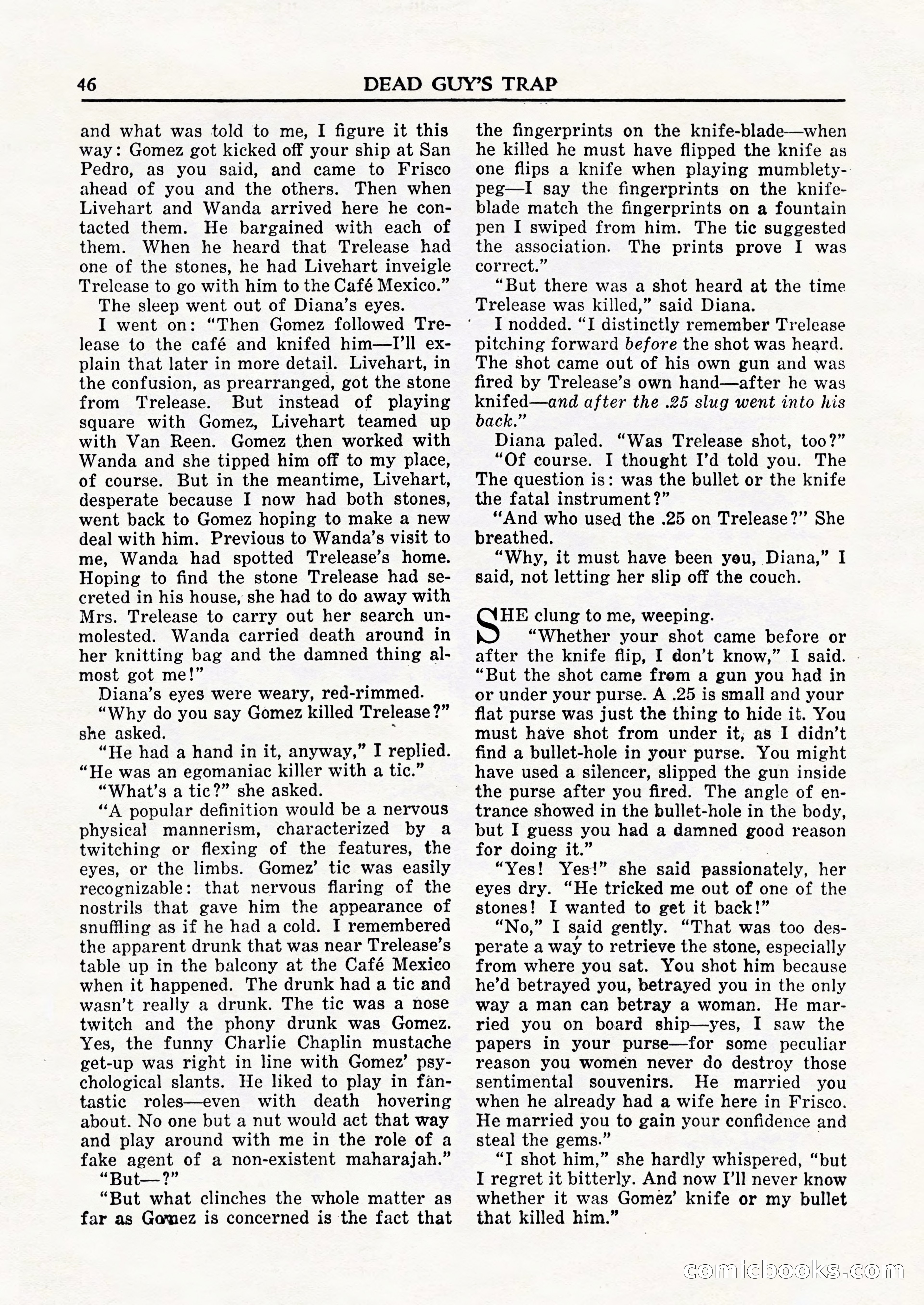 Private Detective Stories, February 1948 — page 48 of 84