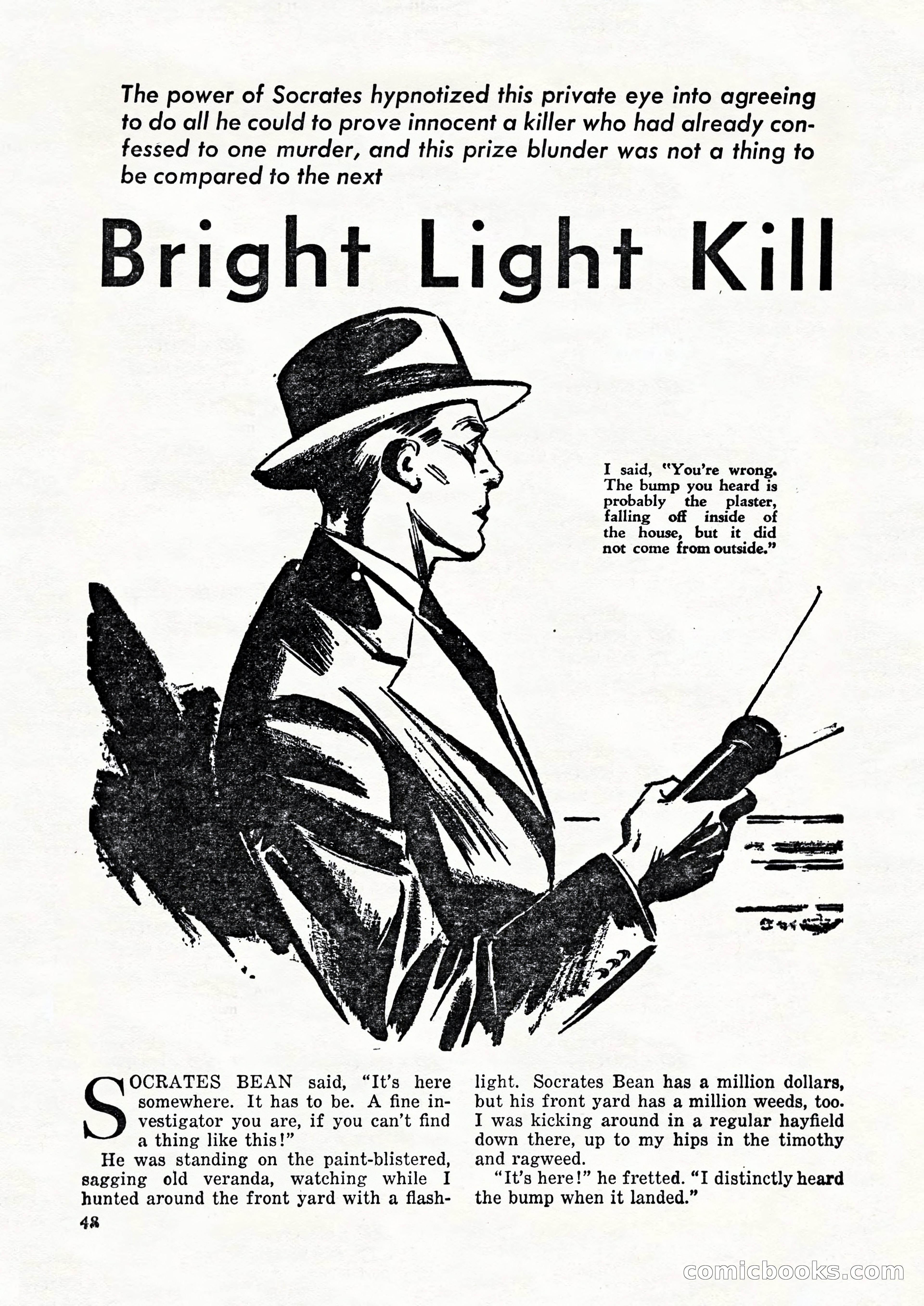 Private Detective Stories, February 1948 — page 50 of 84