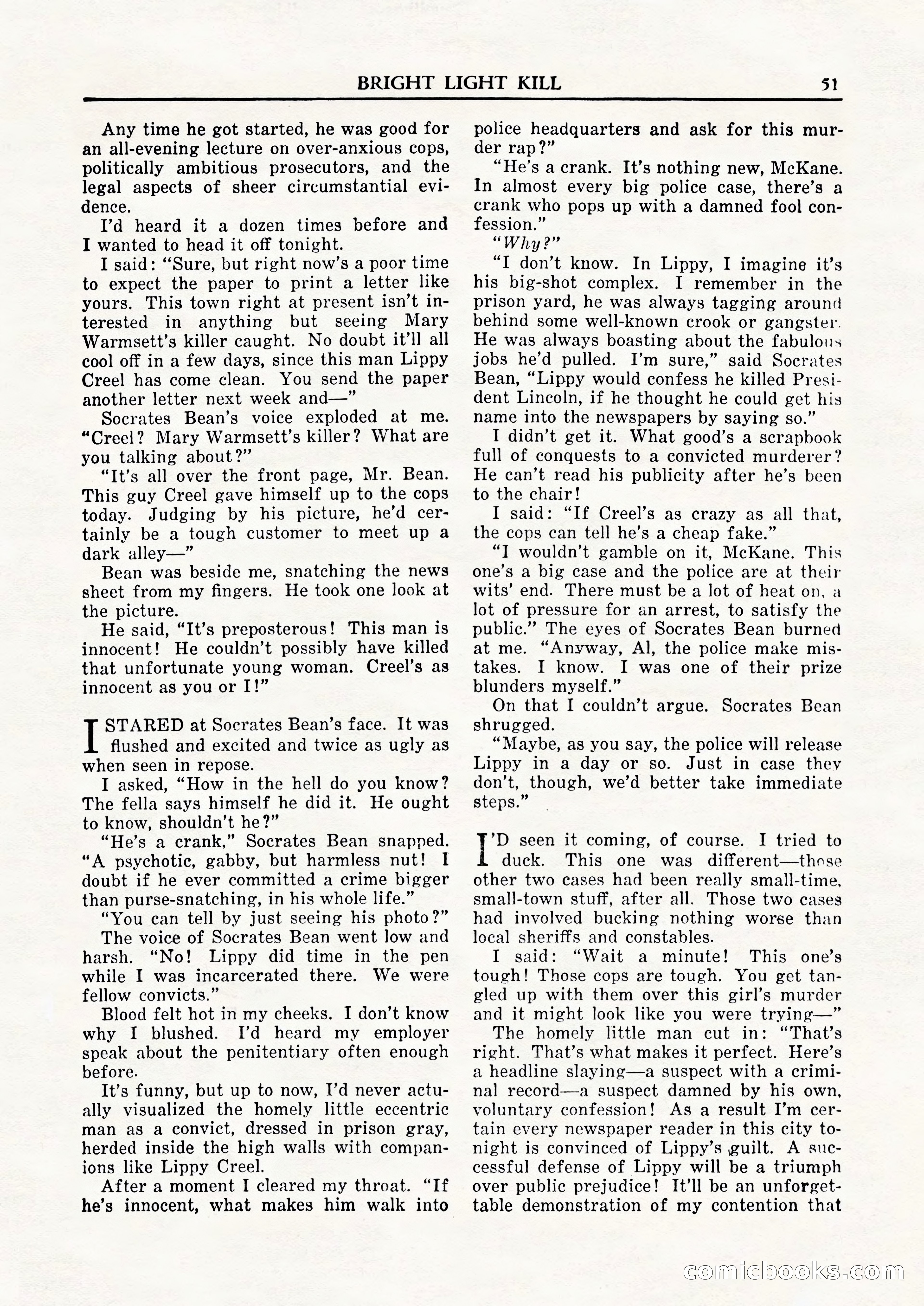Private Detective Stories, February 1948 — page 53 of 84