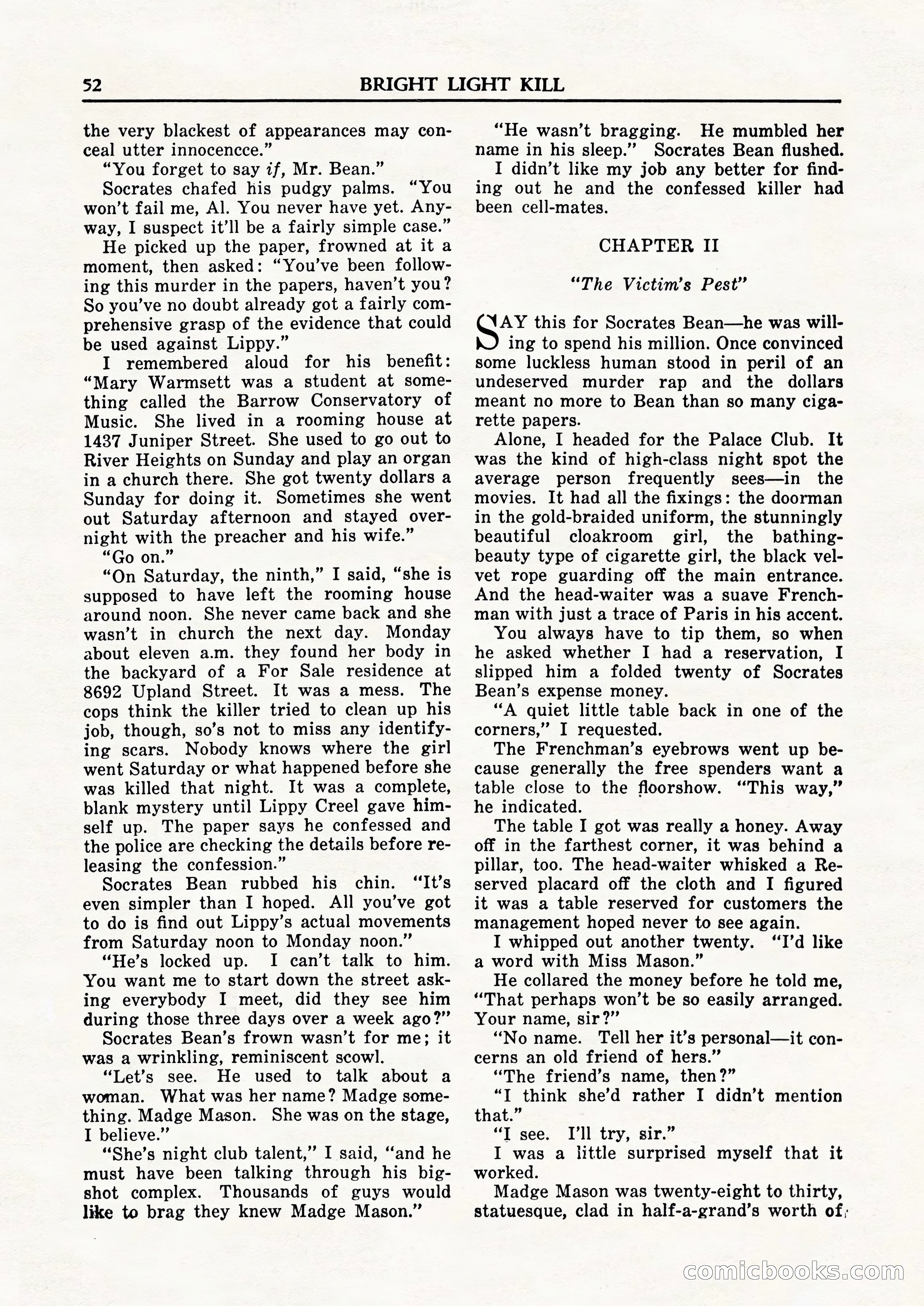 Private Detective Stories, February 1948 — page 54 of 84