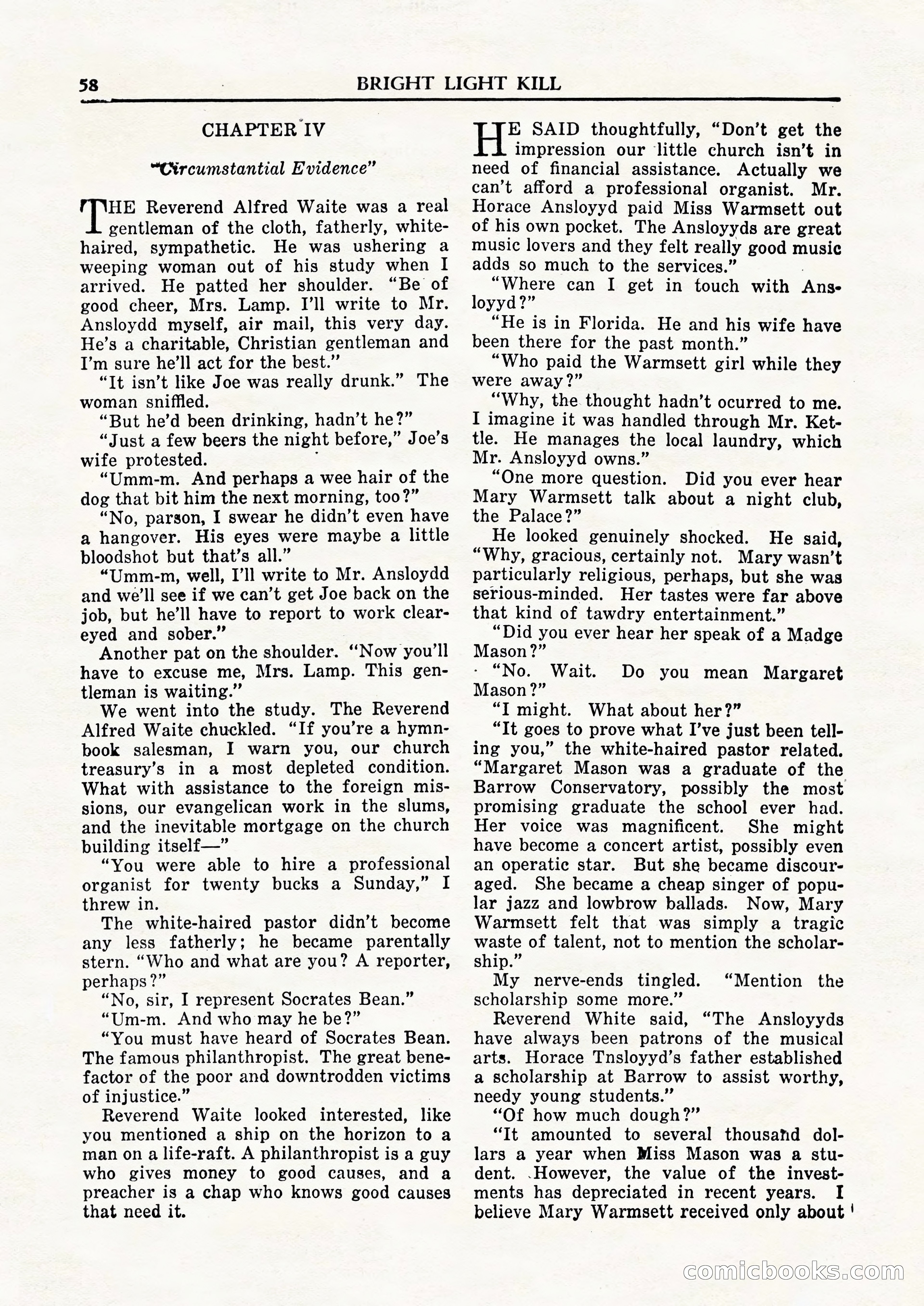 Private Detective Stories, February 1948 — page 60 of 84