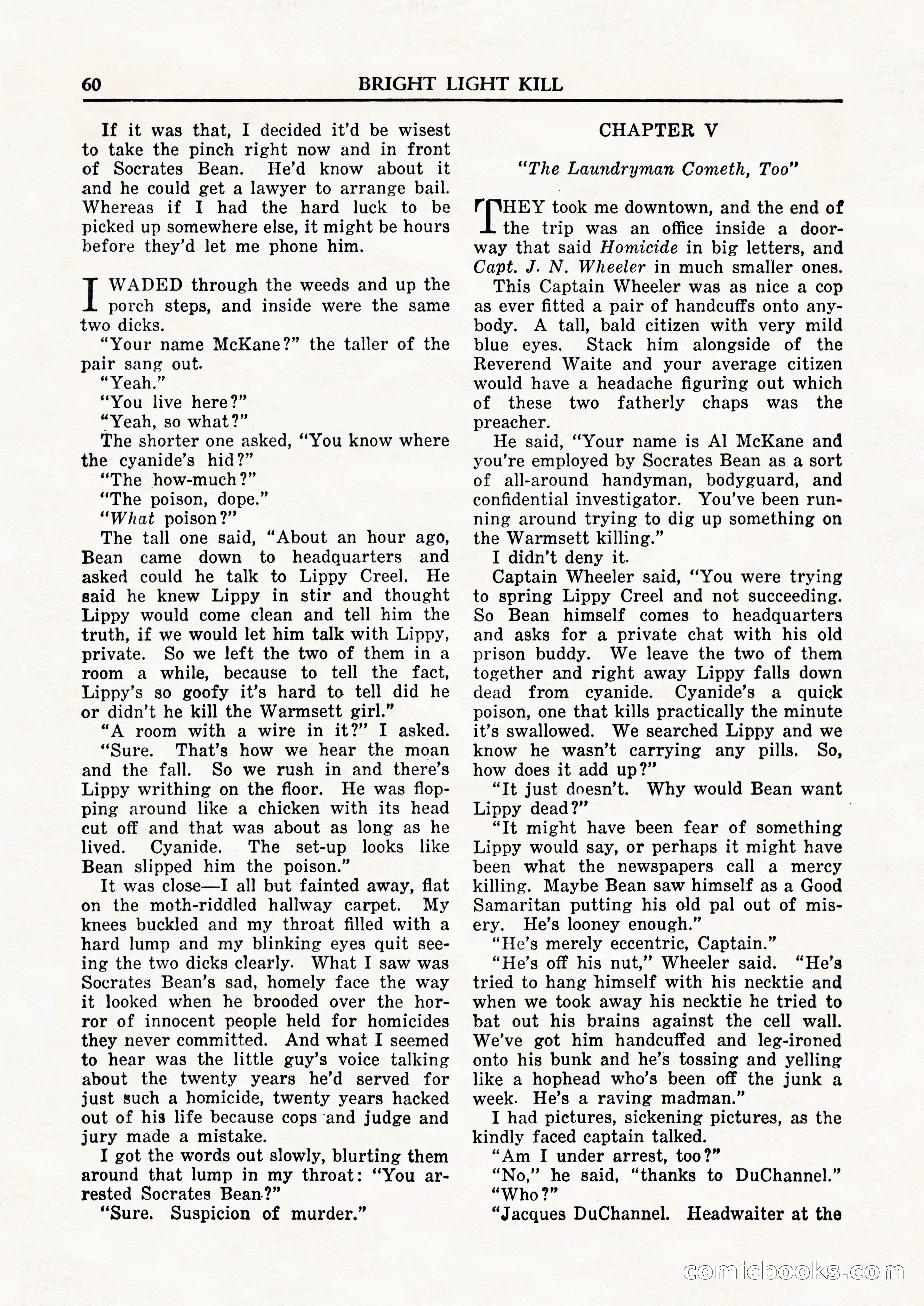 Private Detective Stories, February 1948 — page 62 of 84