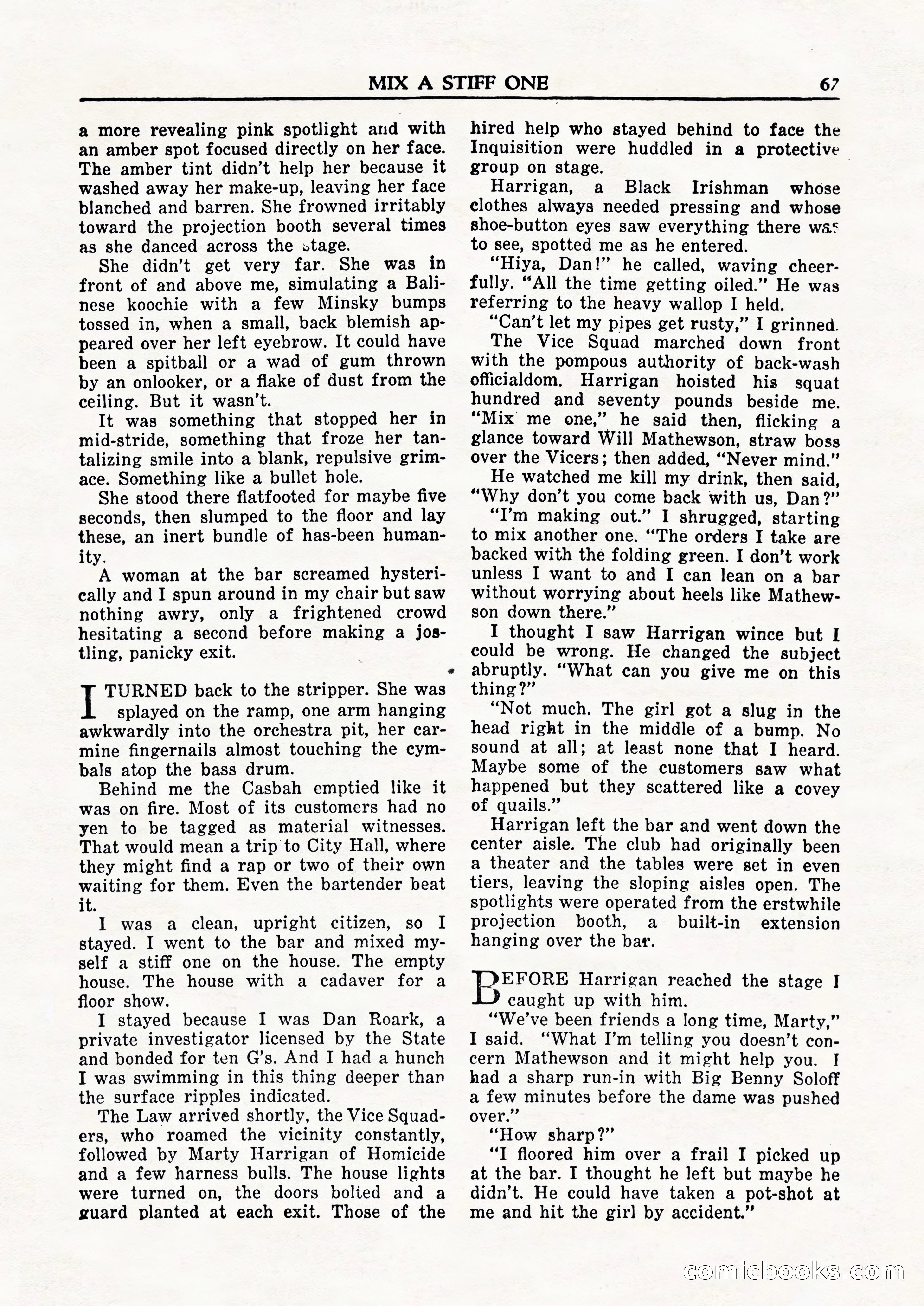 Private Detective Stories, February 1948 — page 69 of 84