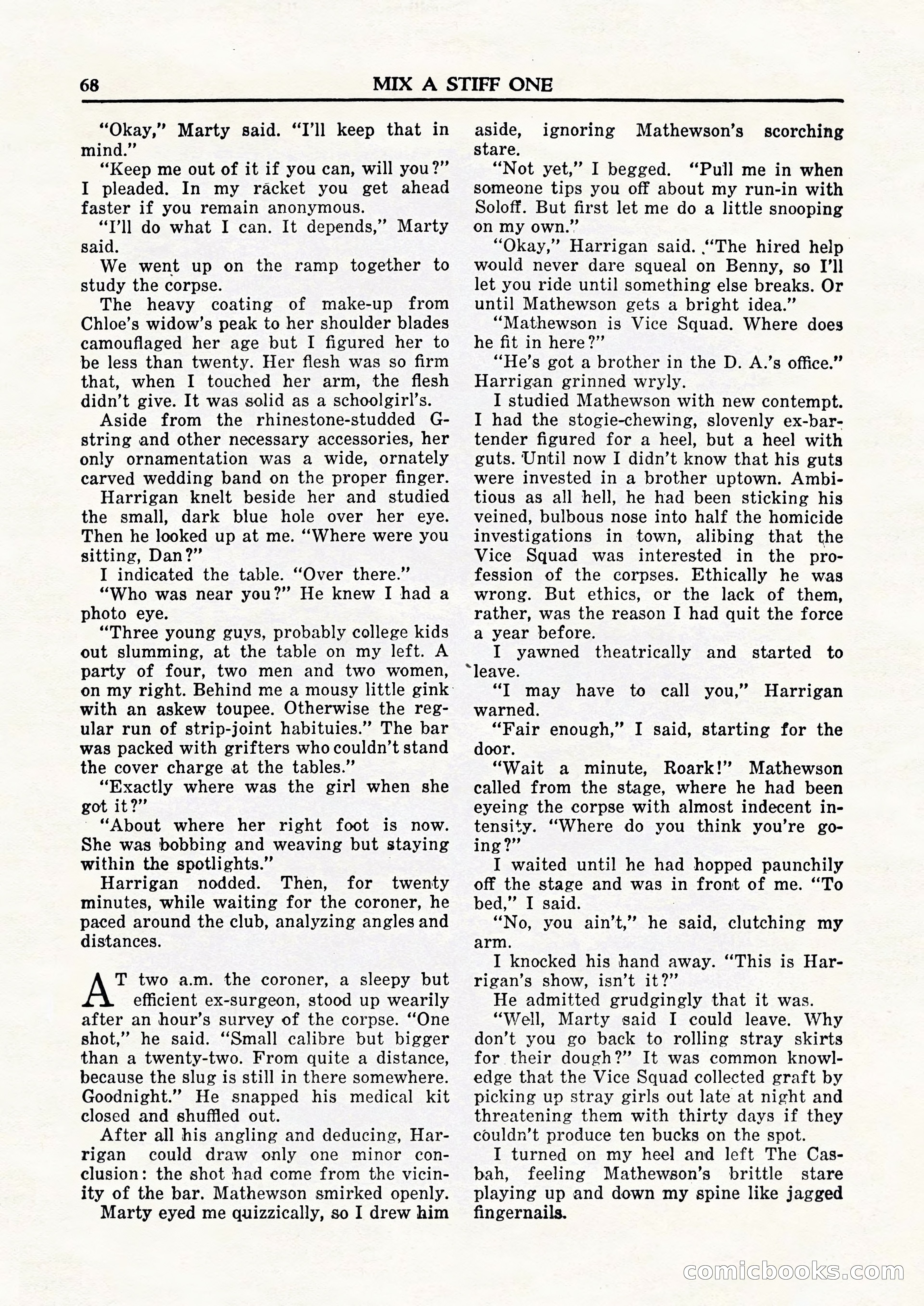 Private Detective Stories, February 1948 — page 70 of 84