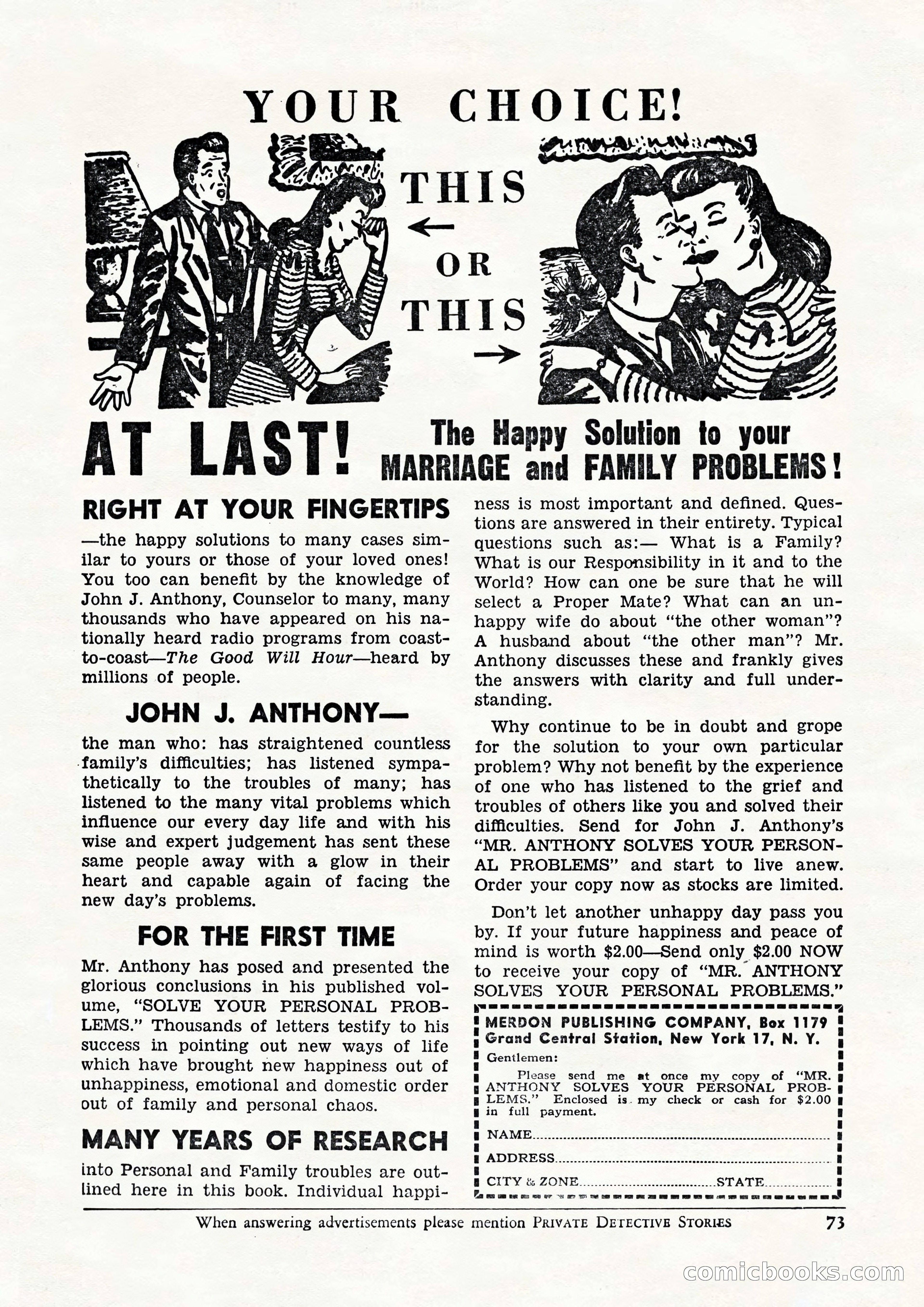 Private Detective Stories, February 1948 — page 75 of 84