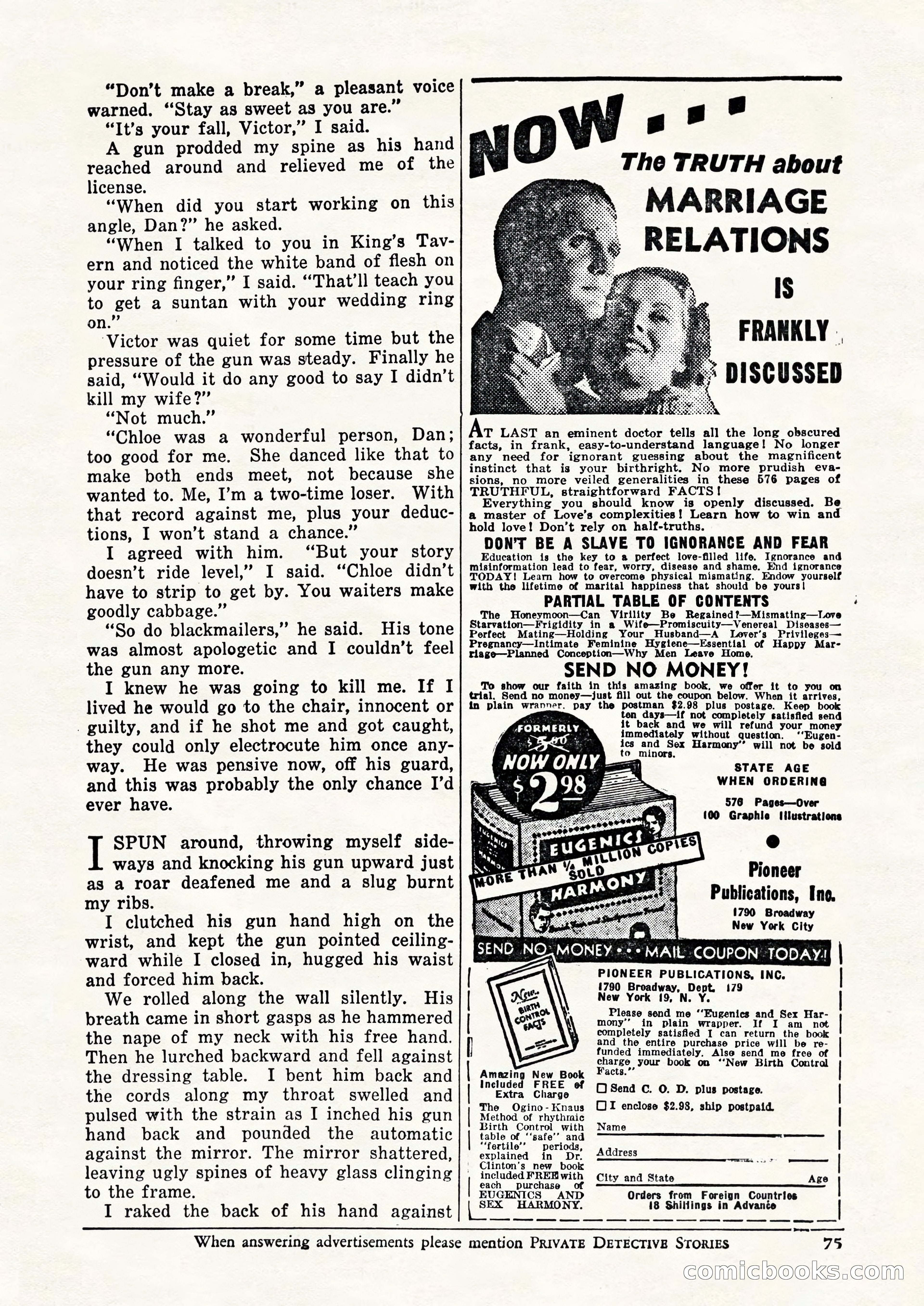 Private Detective Stories, February 1948 — page 77 of 84