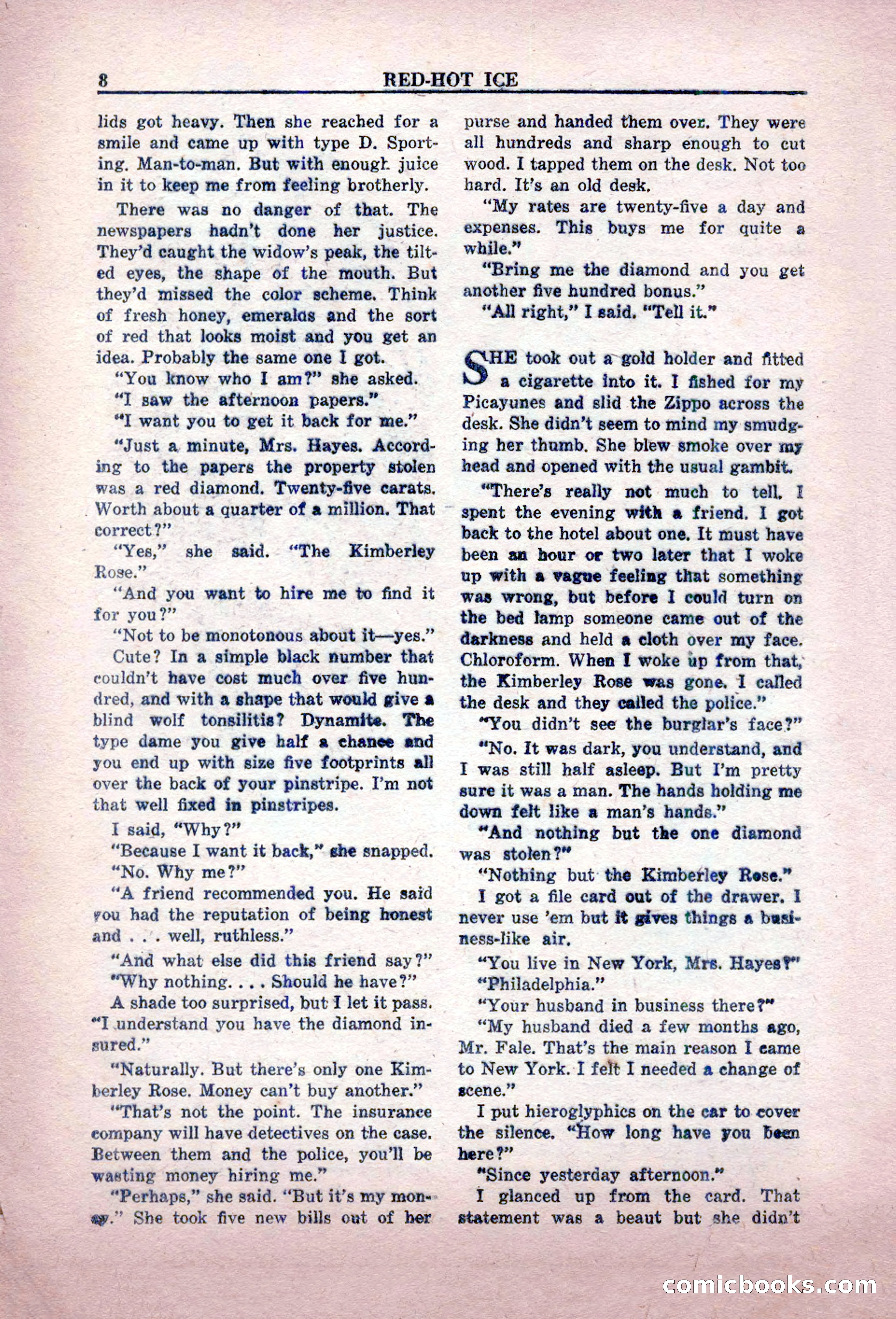 Private Detective Stories, February 1949 — page 8 of 132