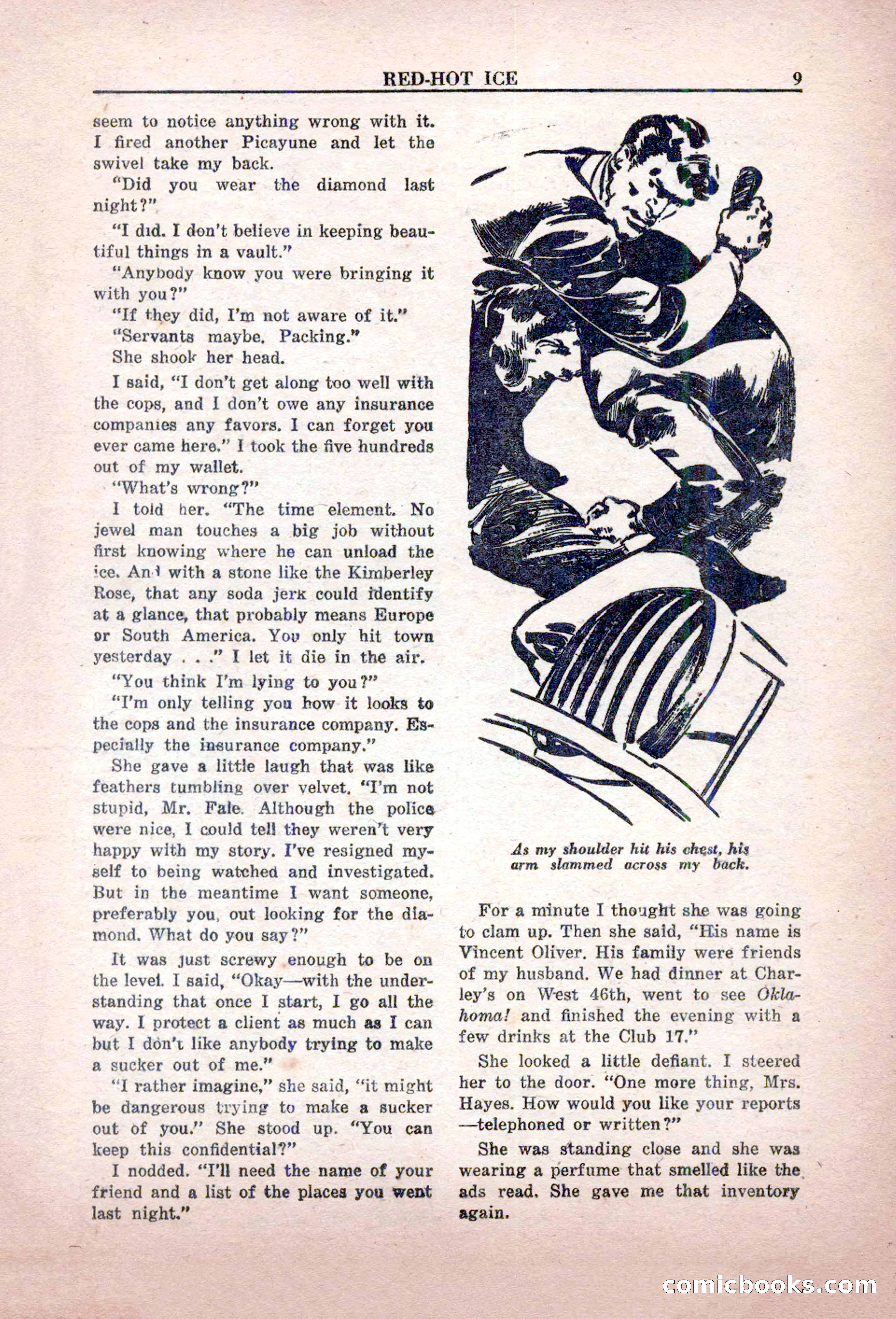Private Detective Stories, February 1949 — page 9 of 132