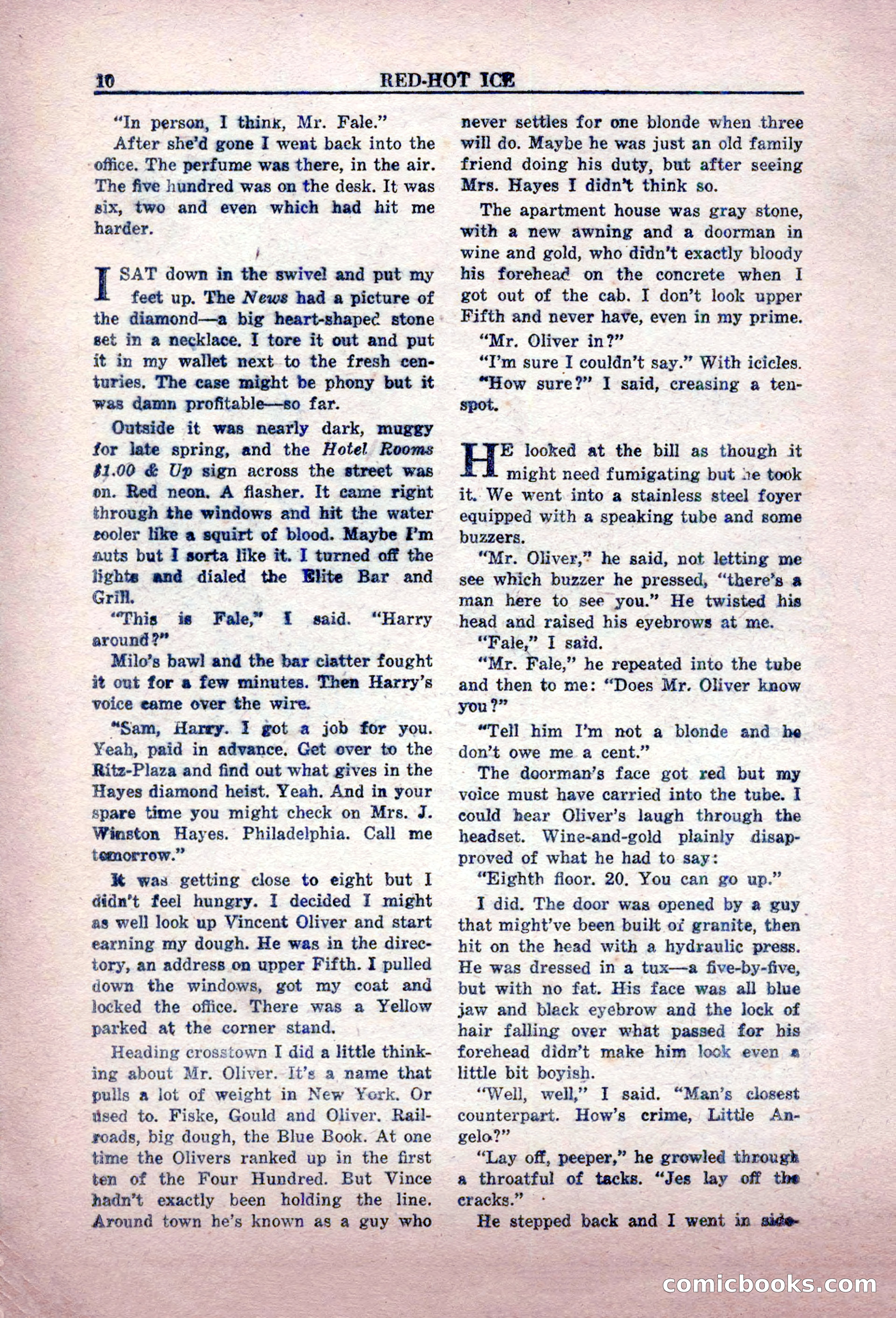 Private Detective Stories, February 1949 — page 10 of 132
