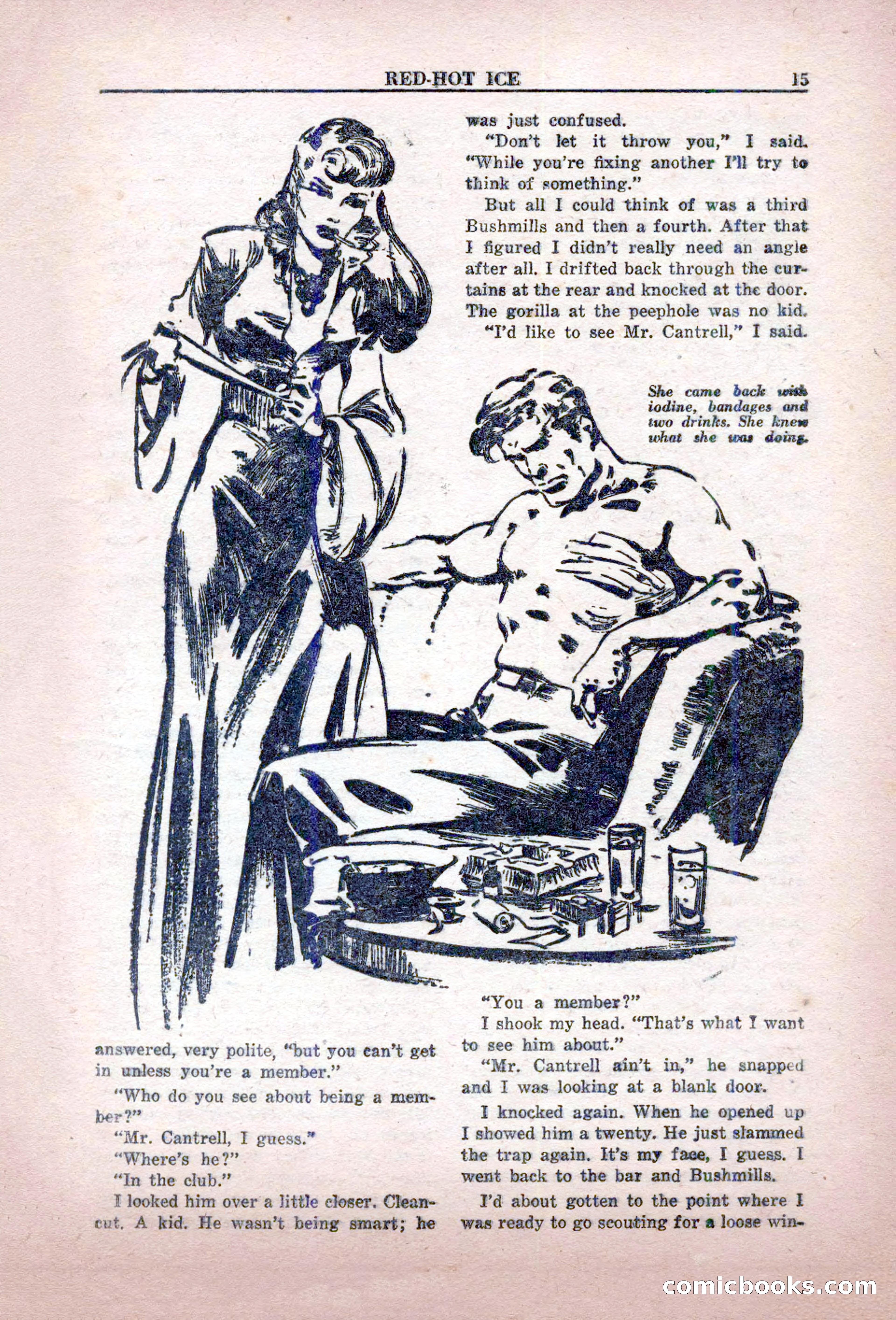 Private Detective Stories, February 1949 — page 15 of 132