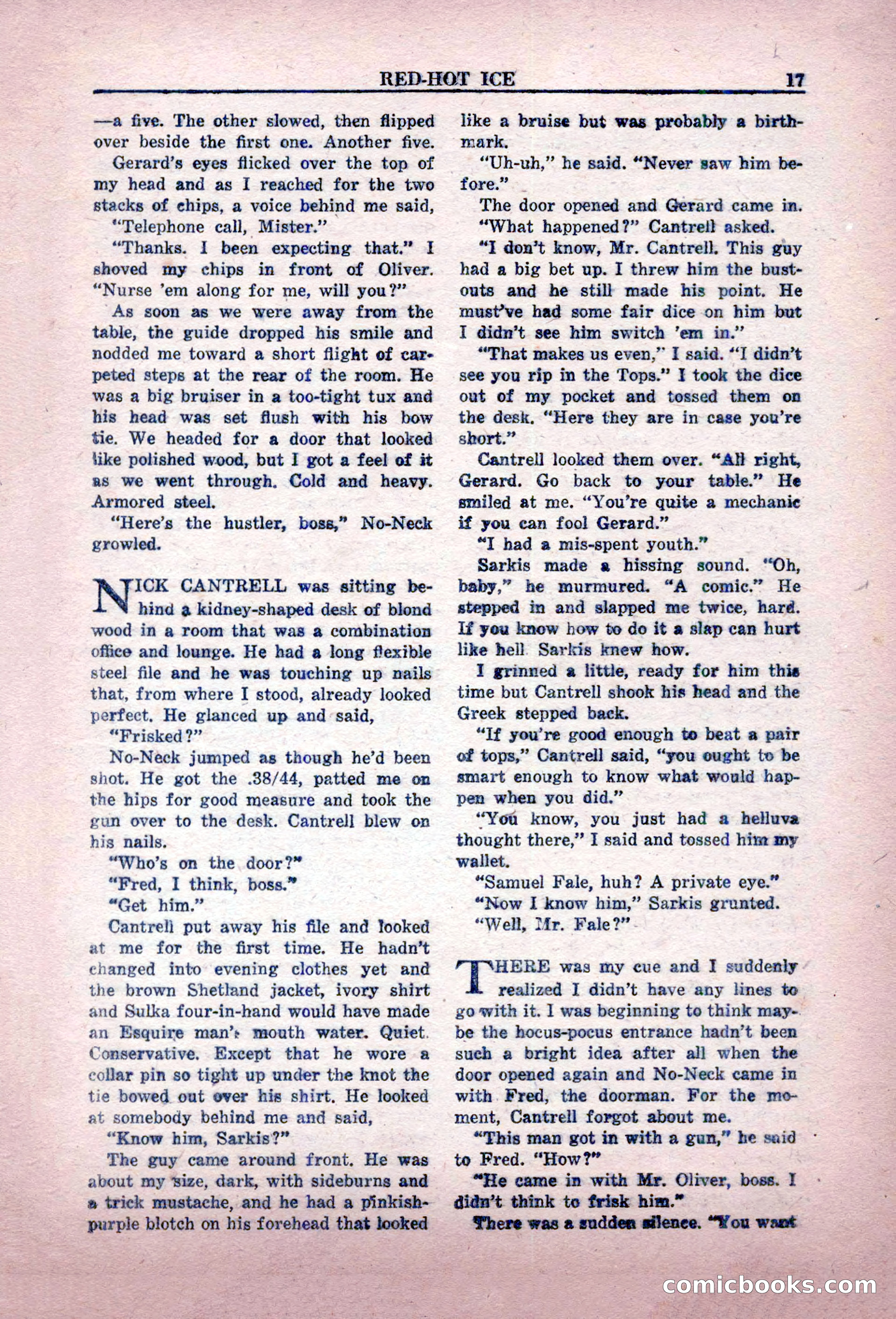 Private Detective Stories, February 1949 — page 17 of 132
