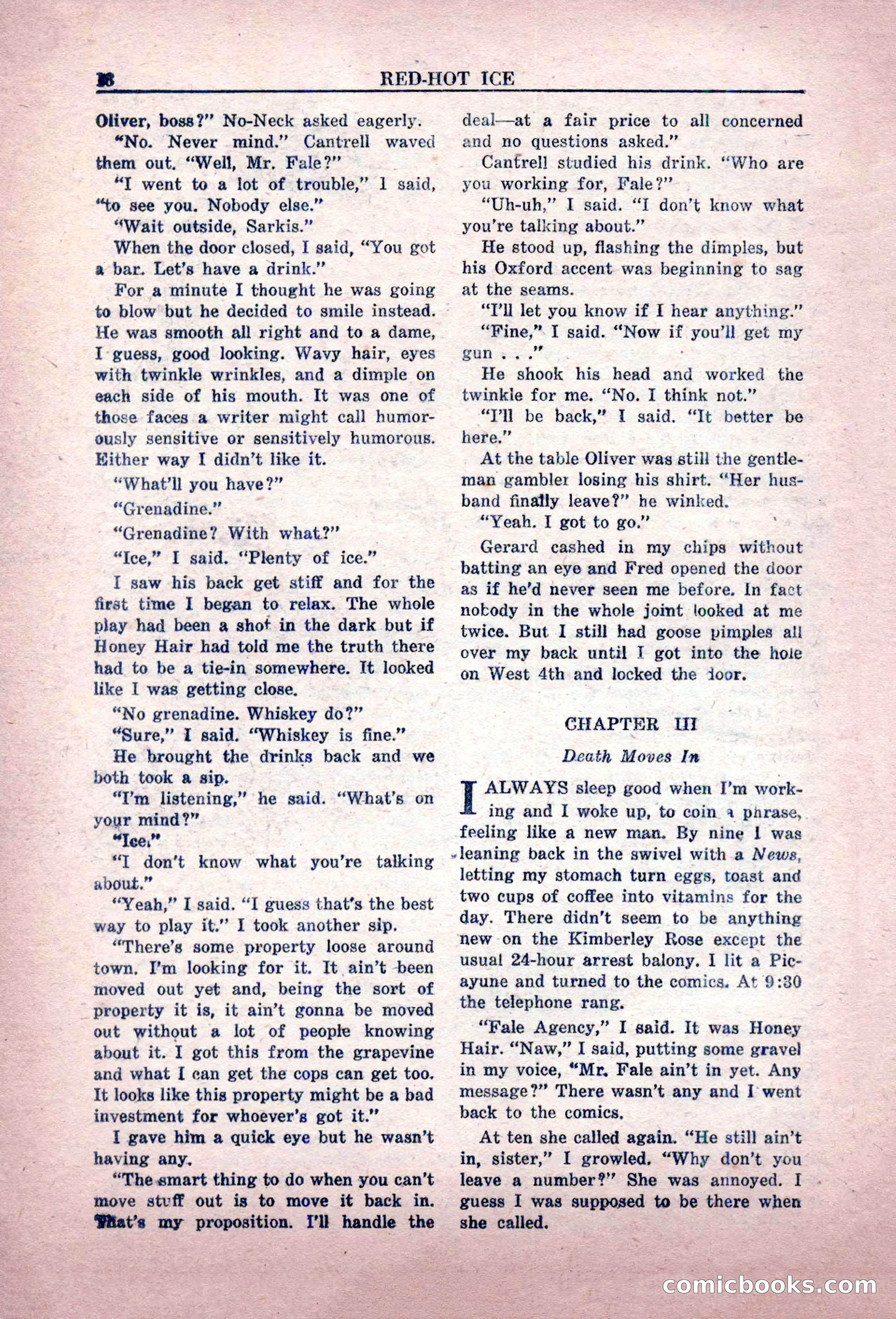 Private Detective Stories, February 1949 — page 18 of 132