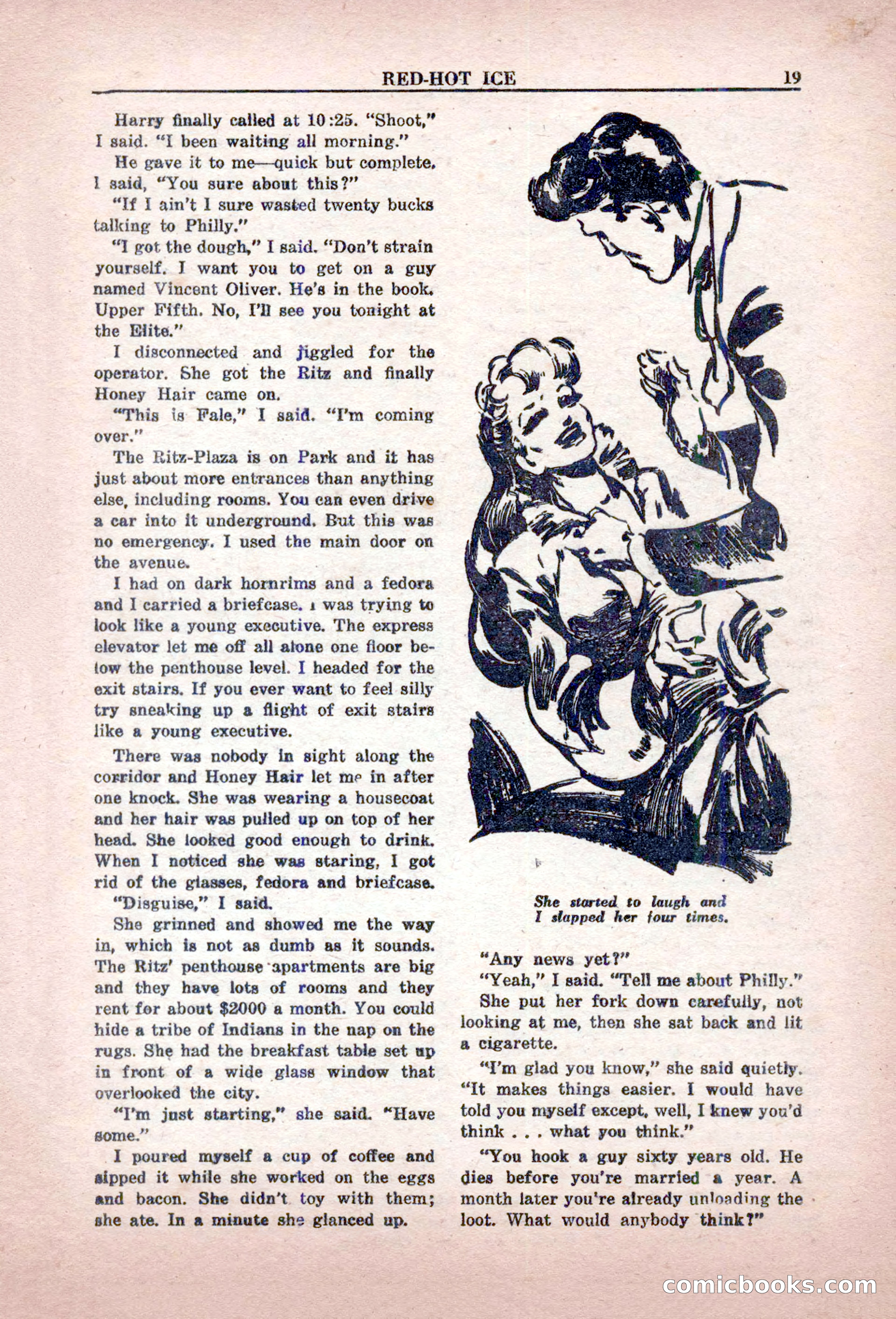 Private Detective Stories, February 1949 — page 19 of 132