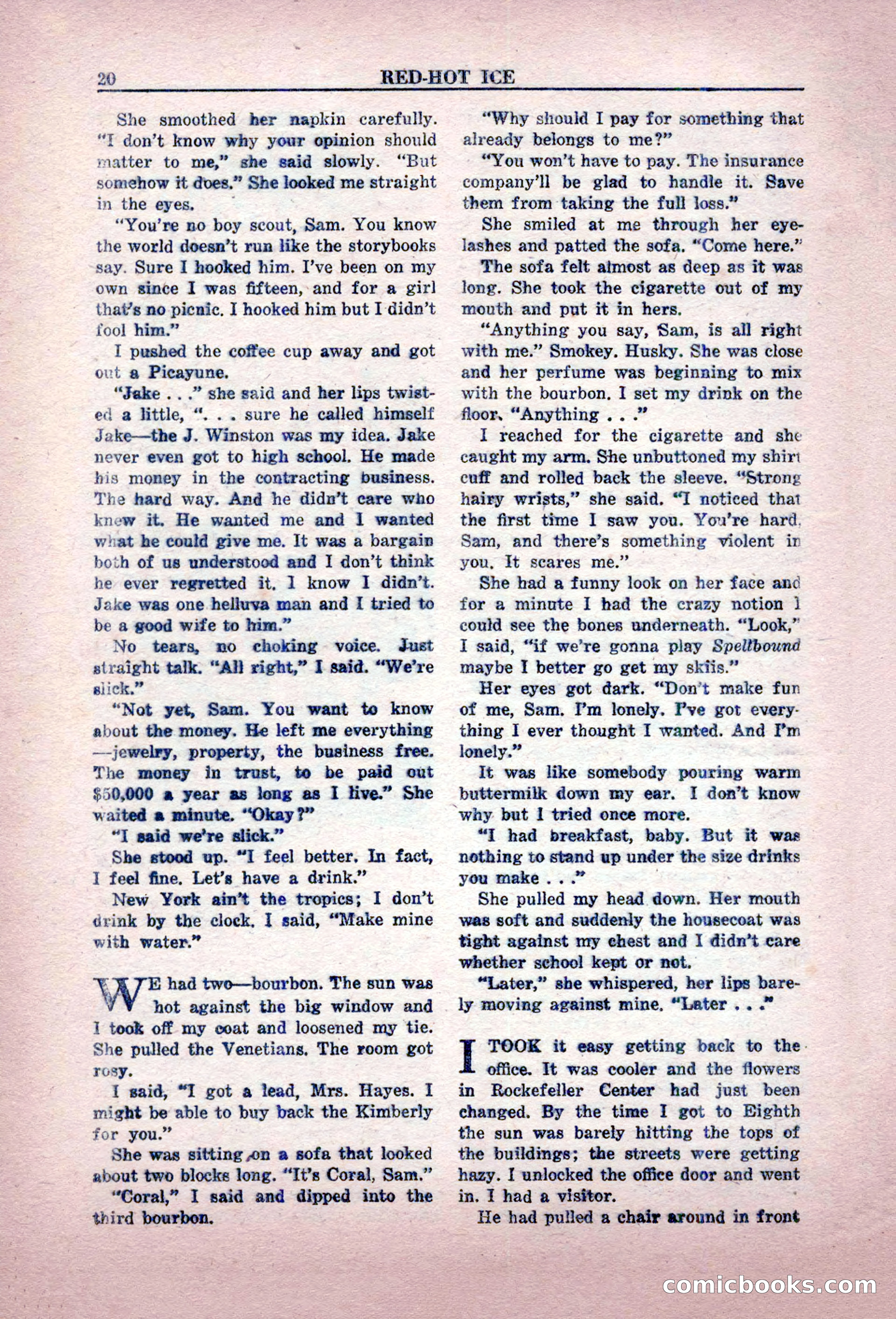 Private Detective Stories, February 1949 — page 20 of 132